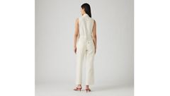 Lightweight Sleeveless Jumpsuit — Serenity Tomorrow - White 4