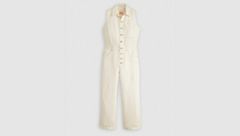 Lightweight Sleeveless Jumpsuit — Serenity Tomorrow - White 6