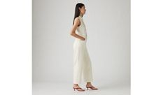 Lightweight Sleeveless Jumpsuit — Serenity Tomorrow - White 3