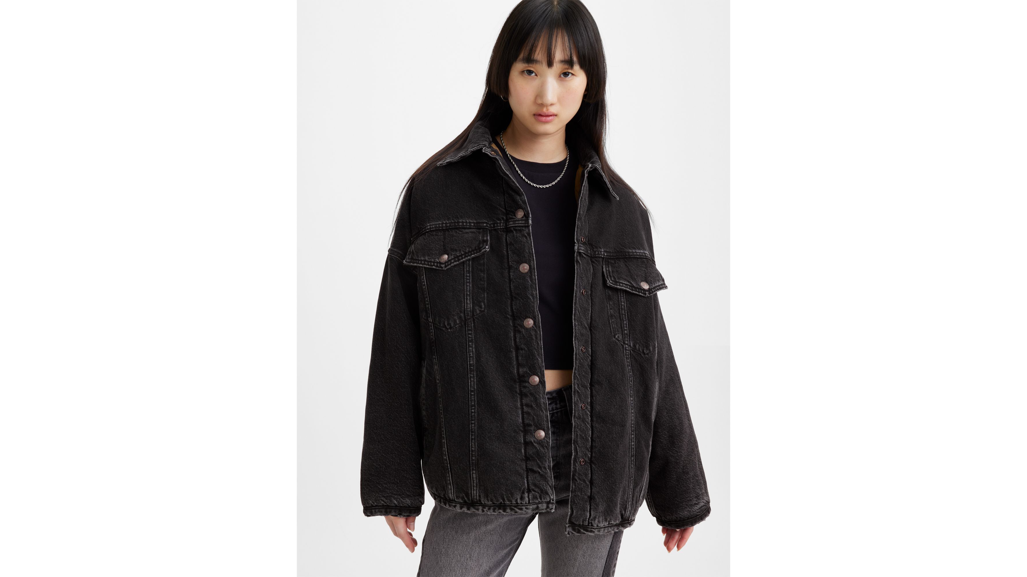 Fly Trucker Jacket - Black | Levi's® US