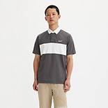 Short Sleeve Union Blocked Rugby Polo 3