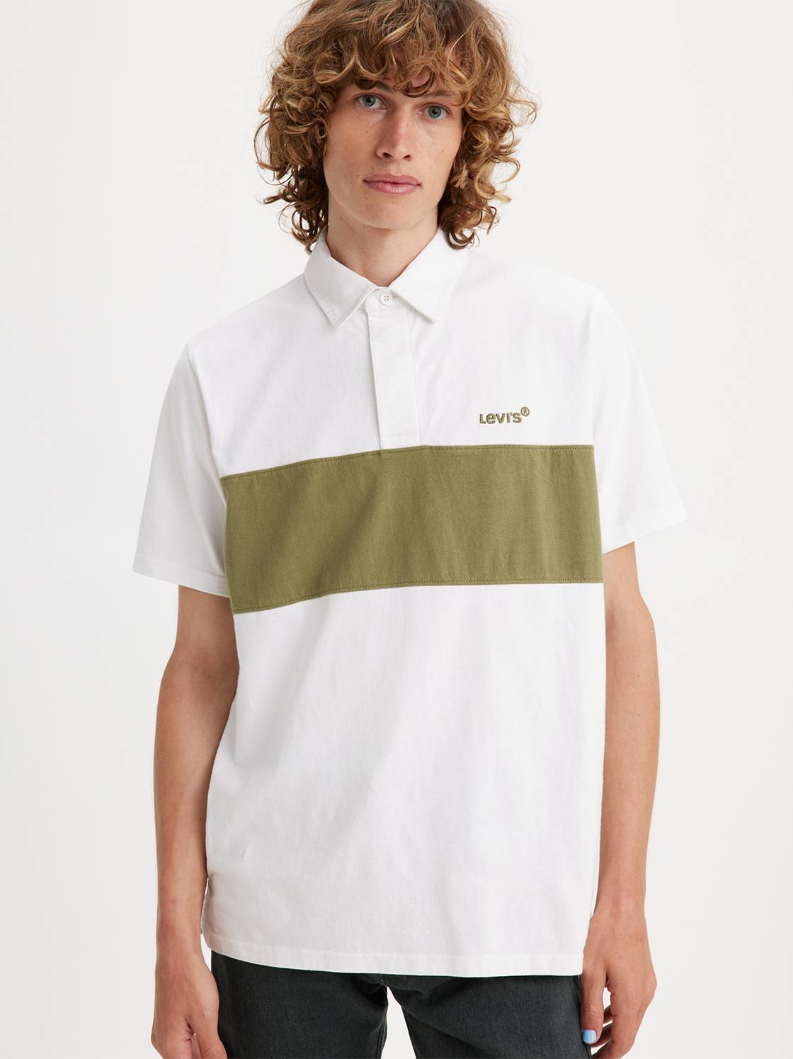 Short Sleeve Union Blocked Rugby Polo 1