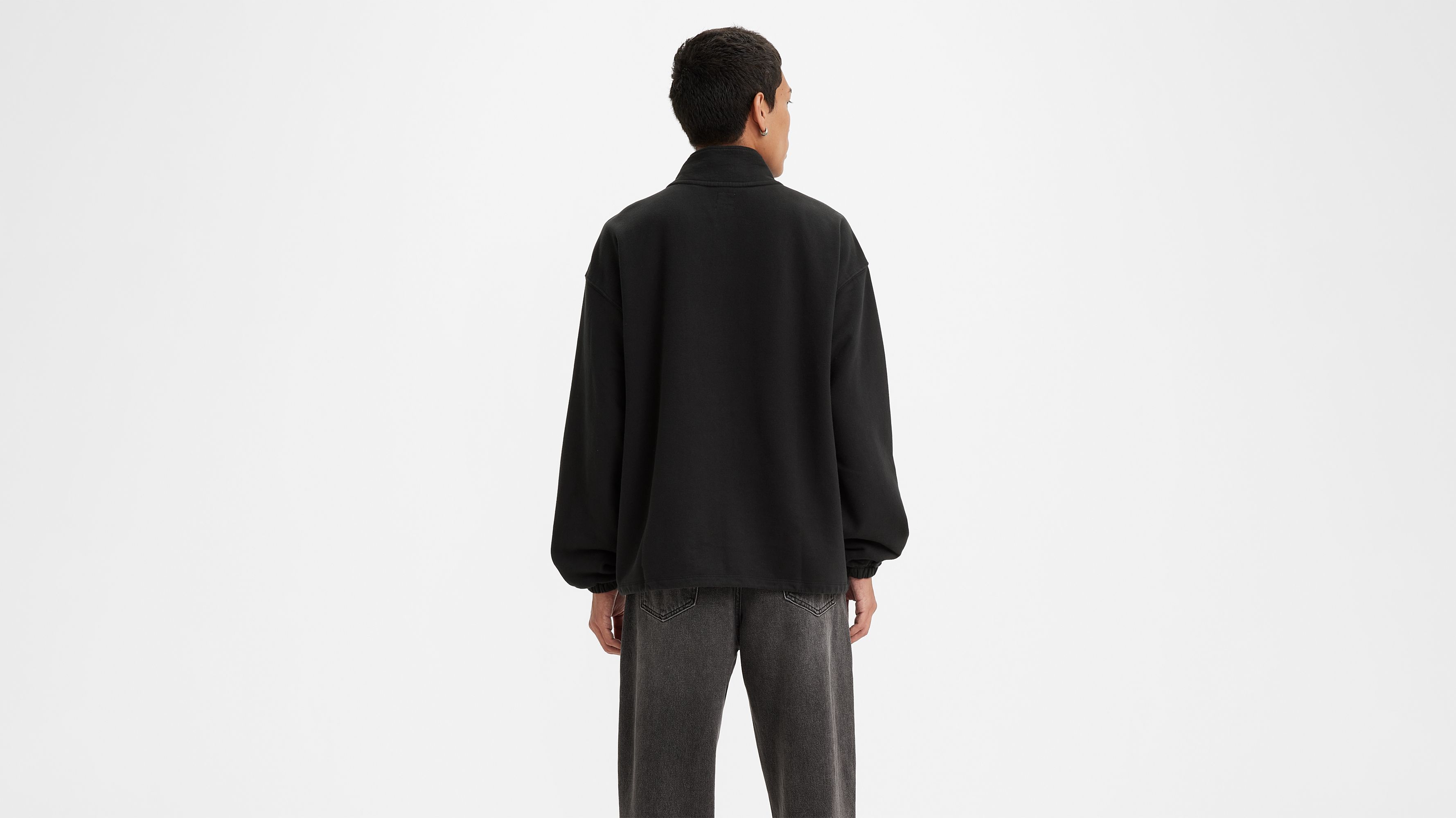 Sweat-shirt graphique Relaxed quart de zip 2