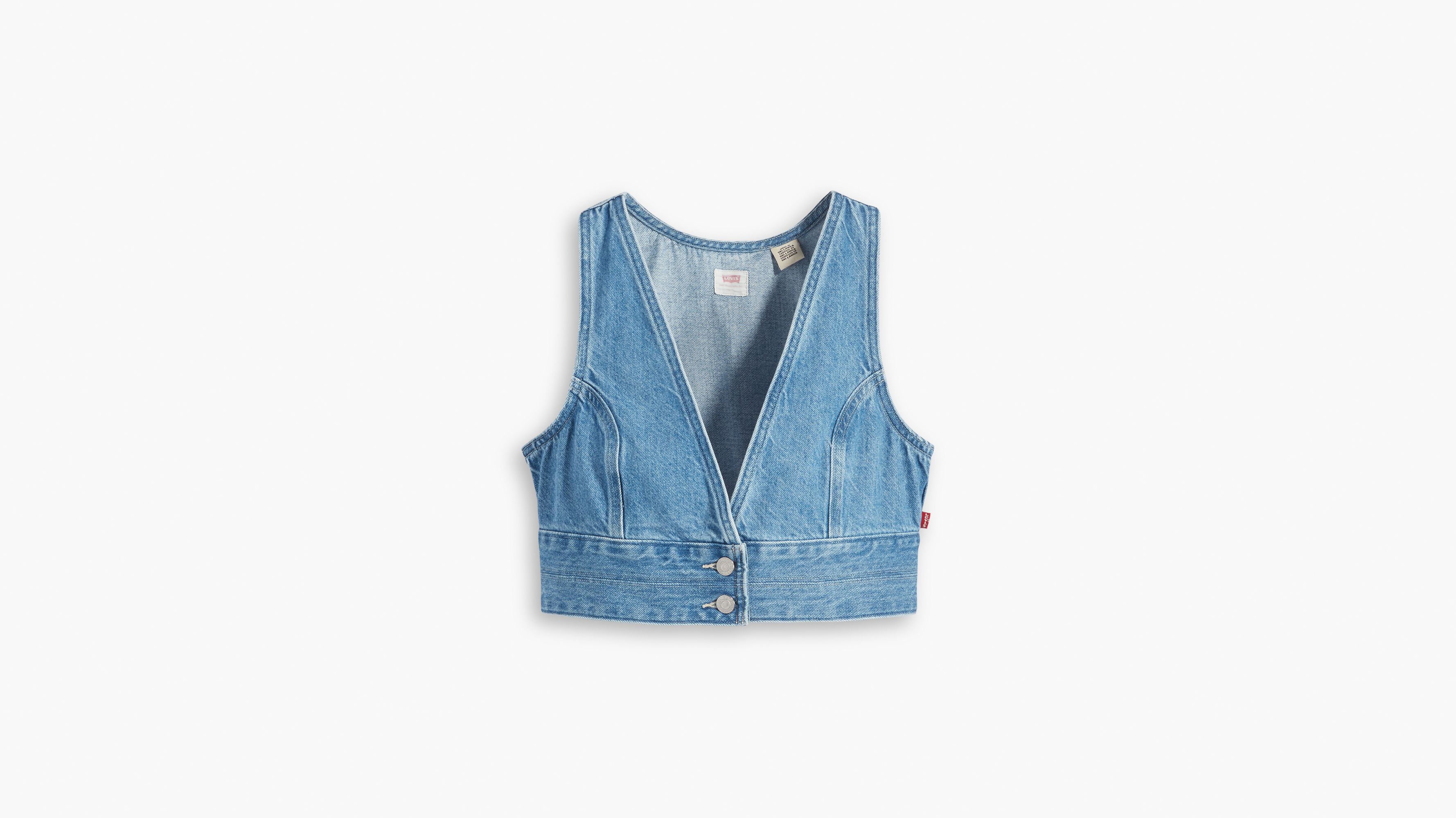 Raine Denim Crop Top 5