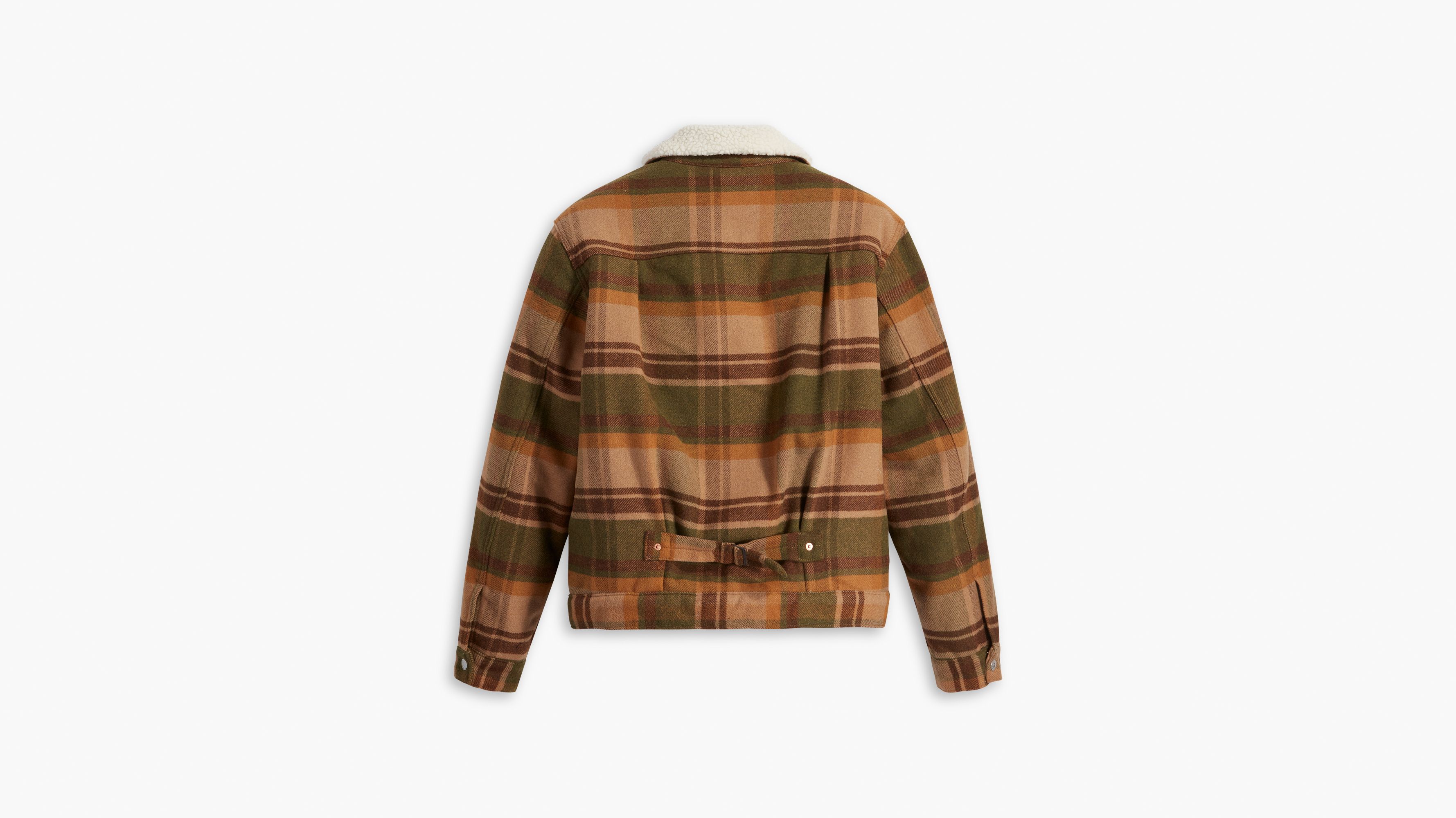 Levis cheap plaid sherpa