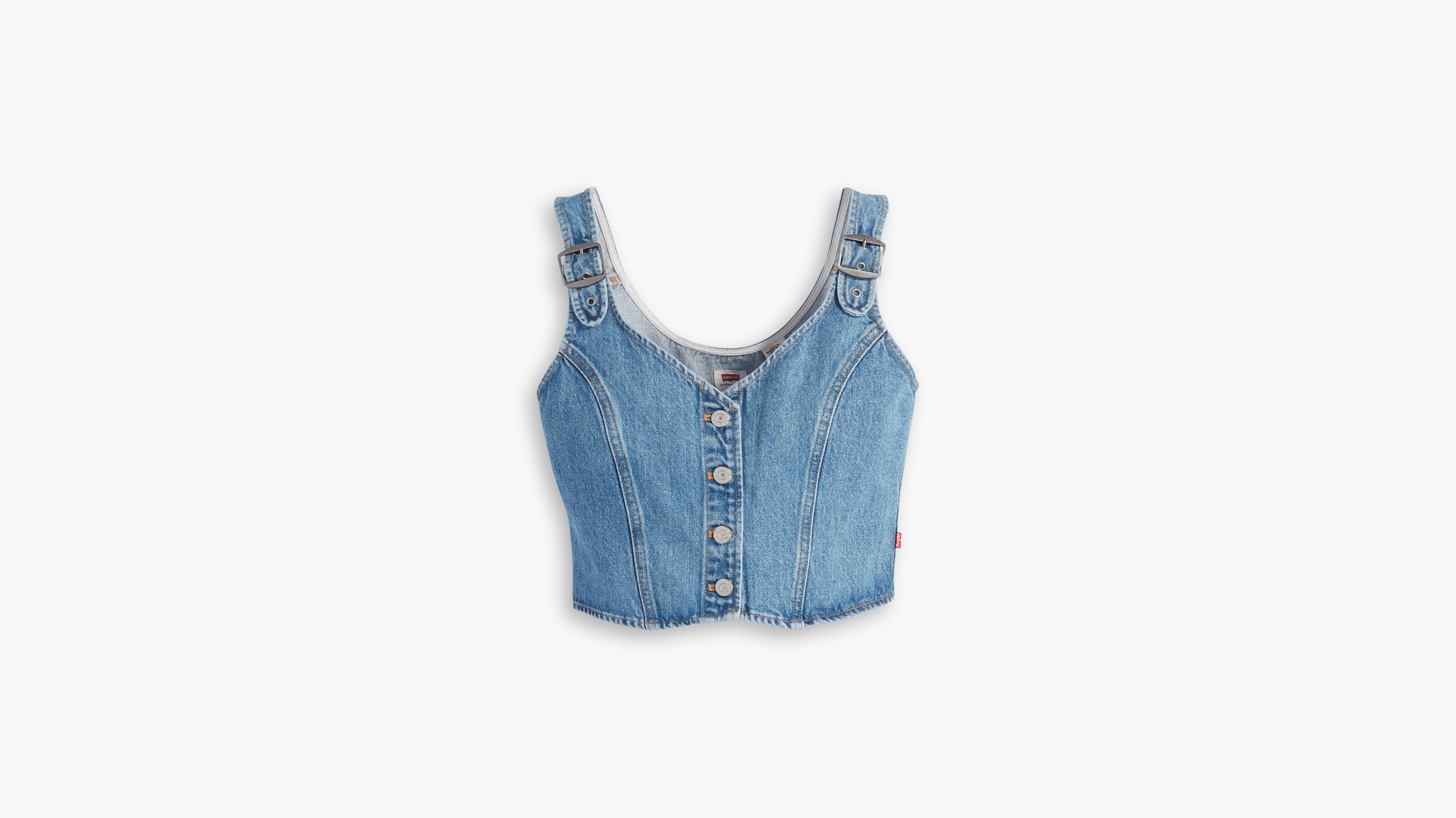 Charlie Denim Crop Top - Medium Wash | Levi's® US