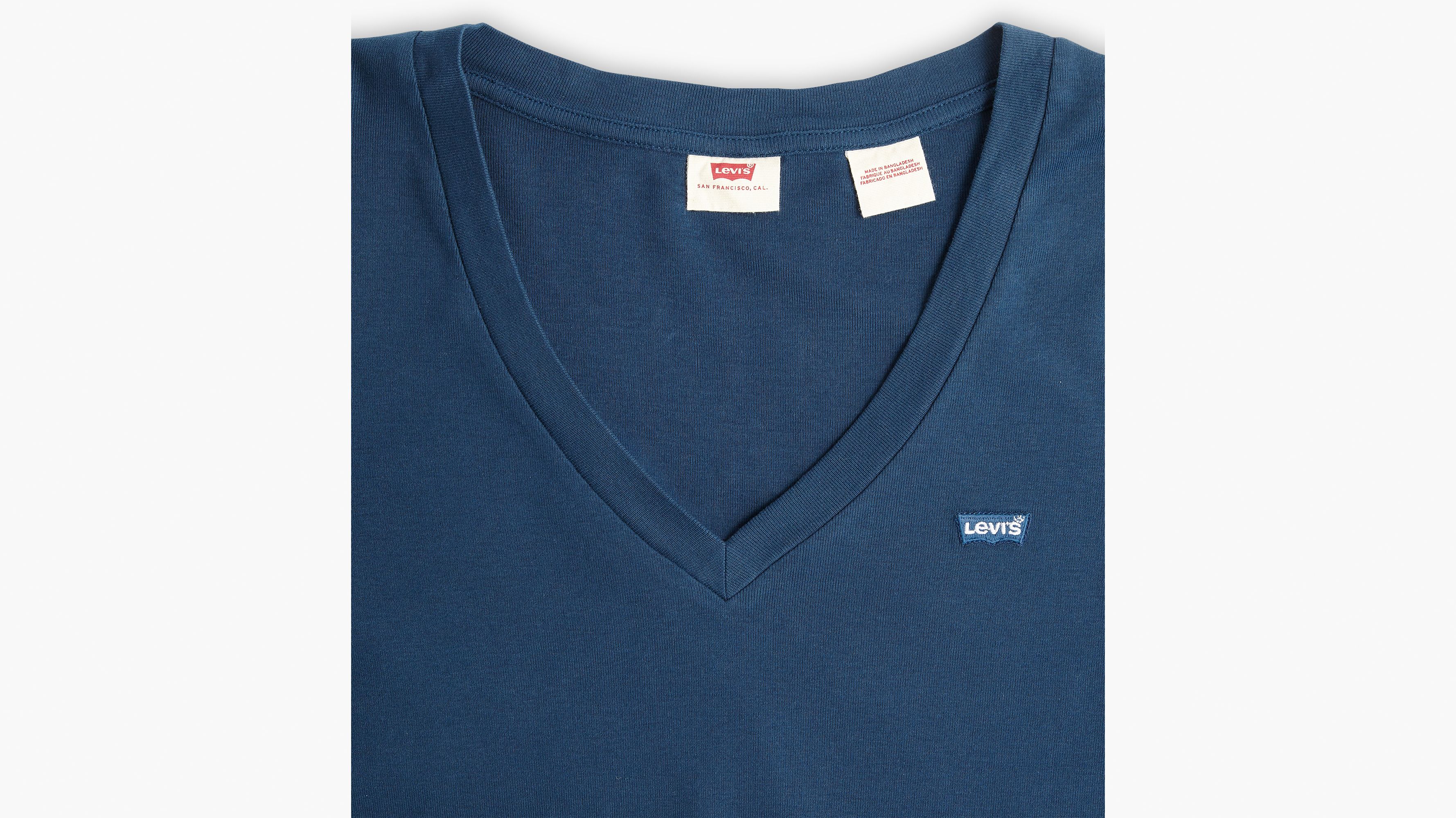 Long Sleeve V-Neck Baby Tee 7