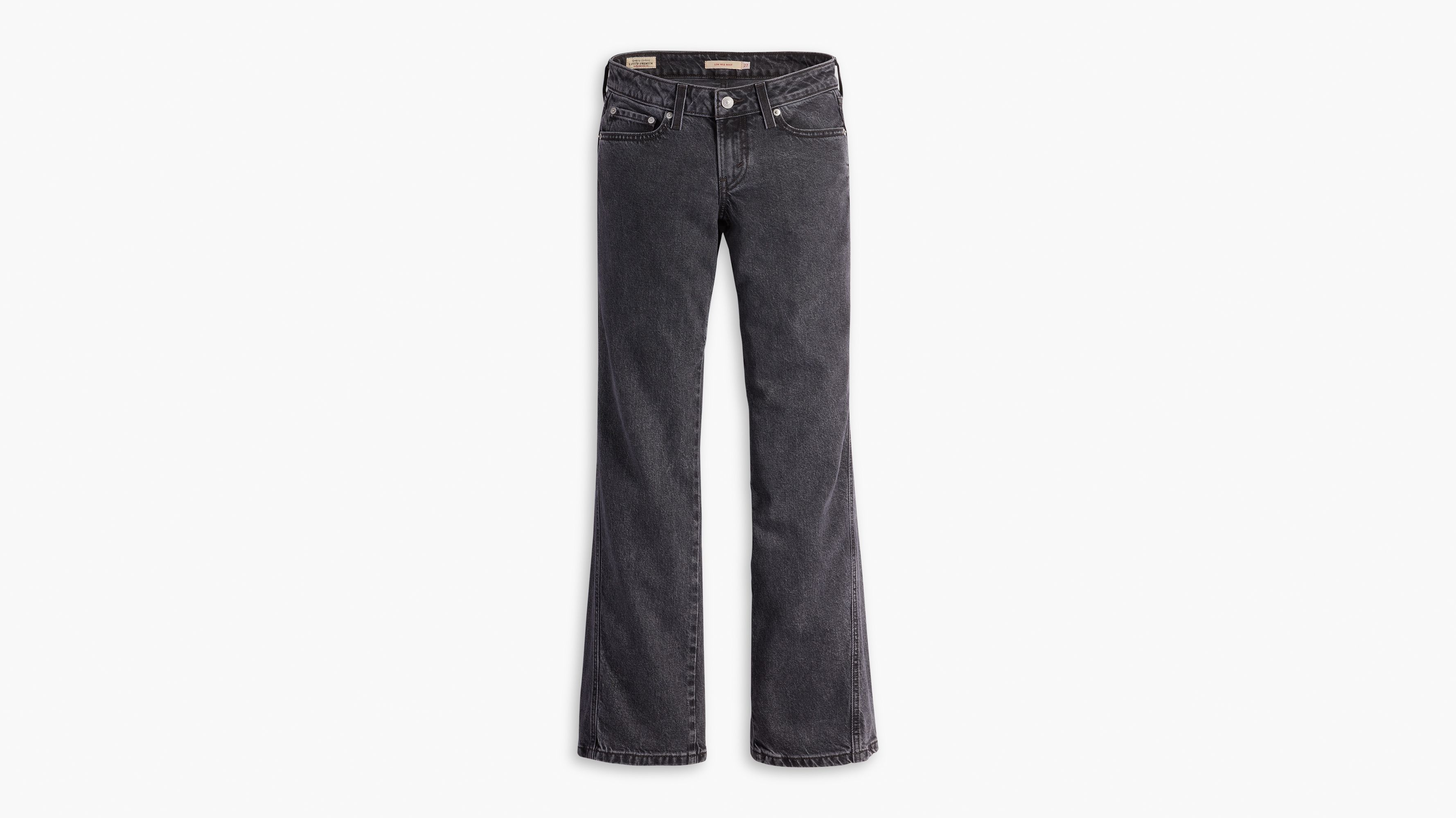 【U LAN】Eni slim half-low bootcut pants Women's Low Rise Slim Boot Trouser | Women's Clearance