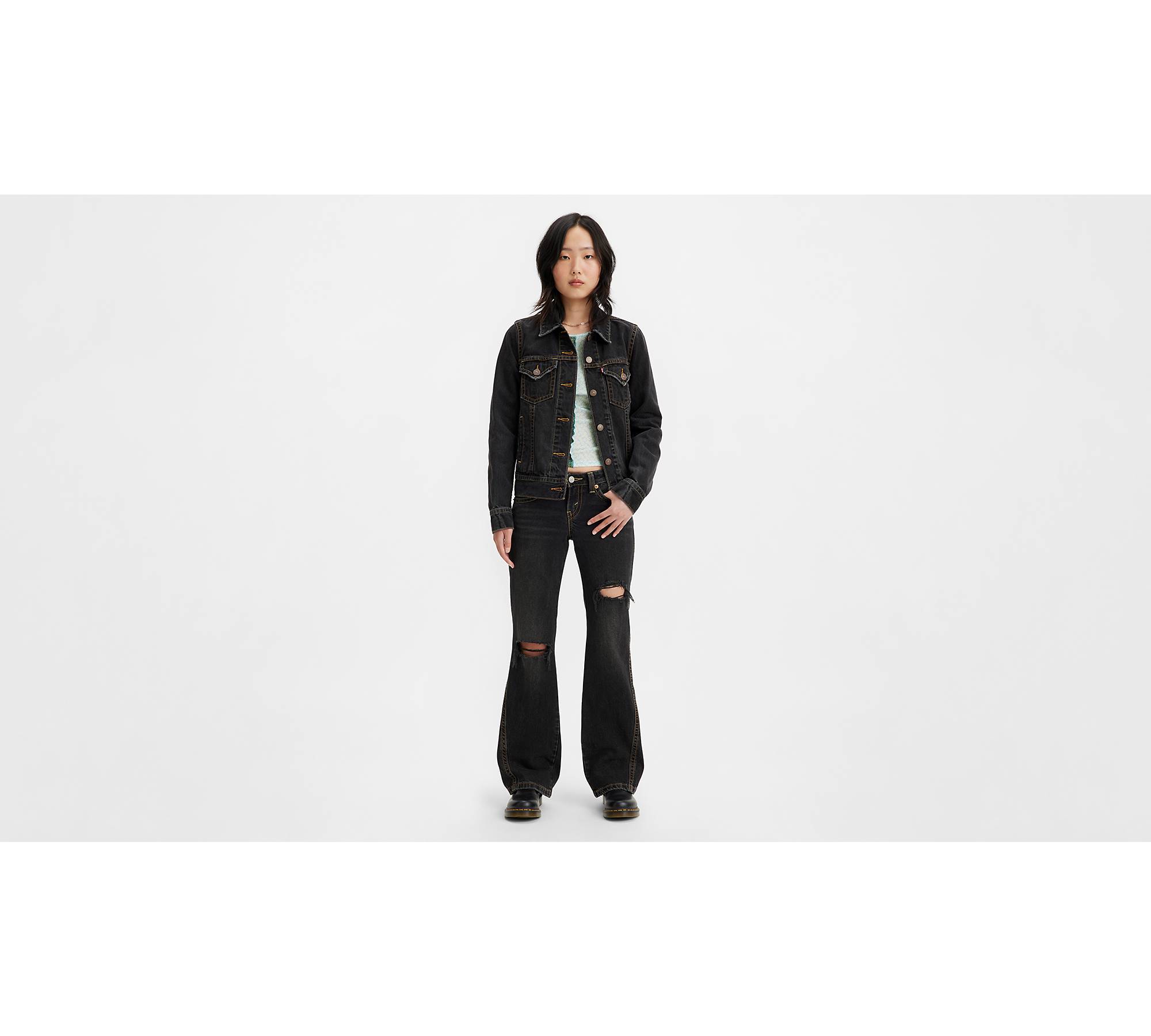 Bootcut jeans Chanel Black size 36 FR in Cotton - 40115815