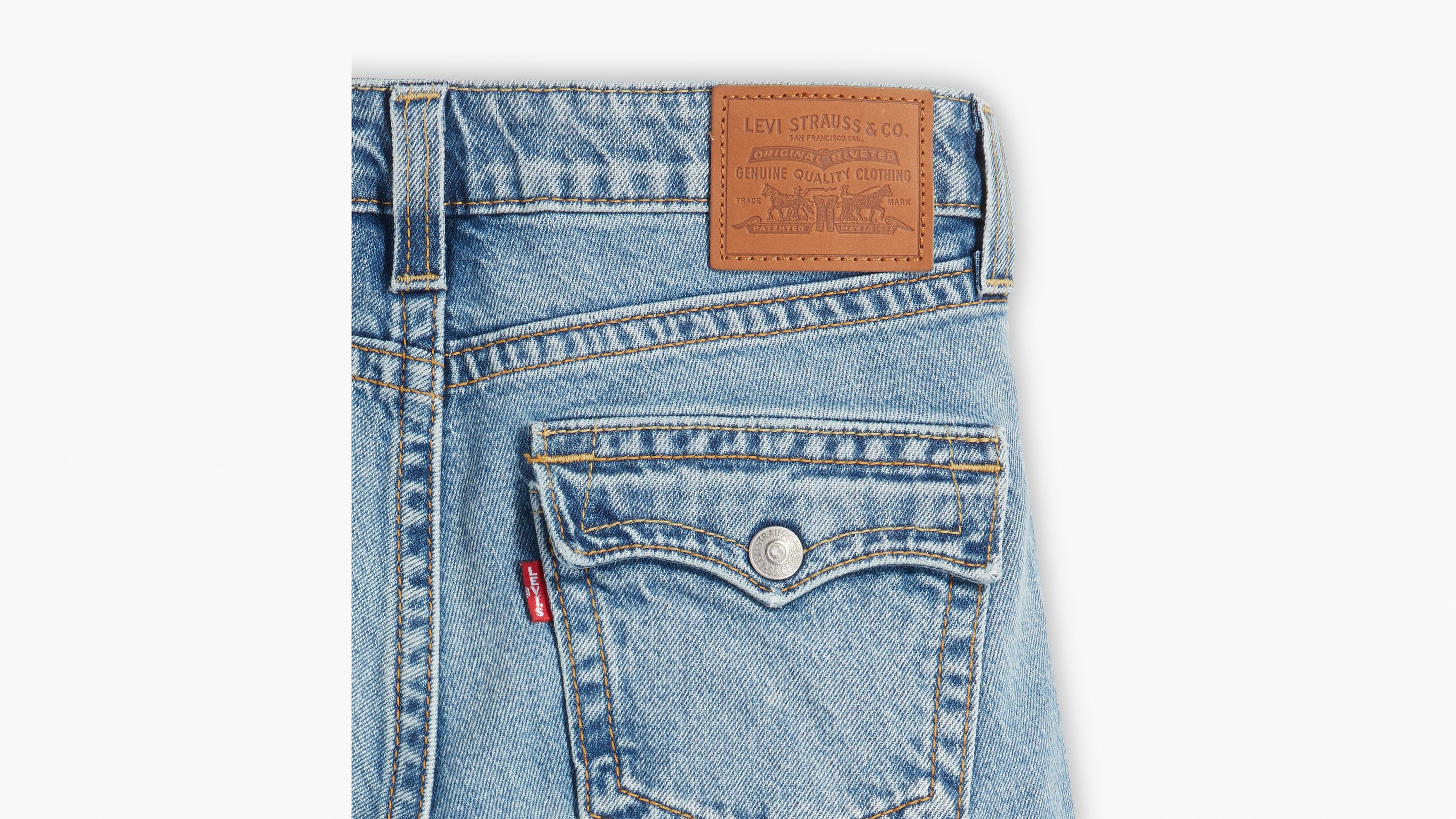 Noughties Bootcut Pinstripe Women's Jeans - Medium Wash