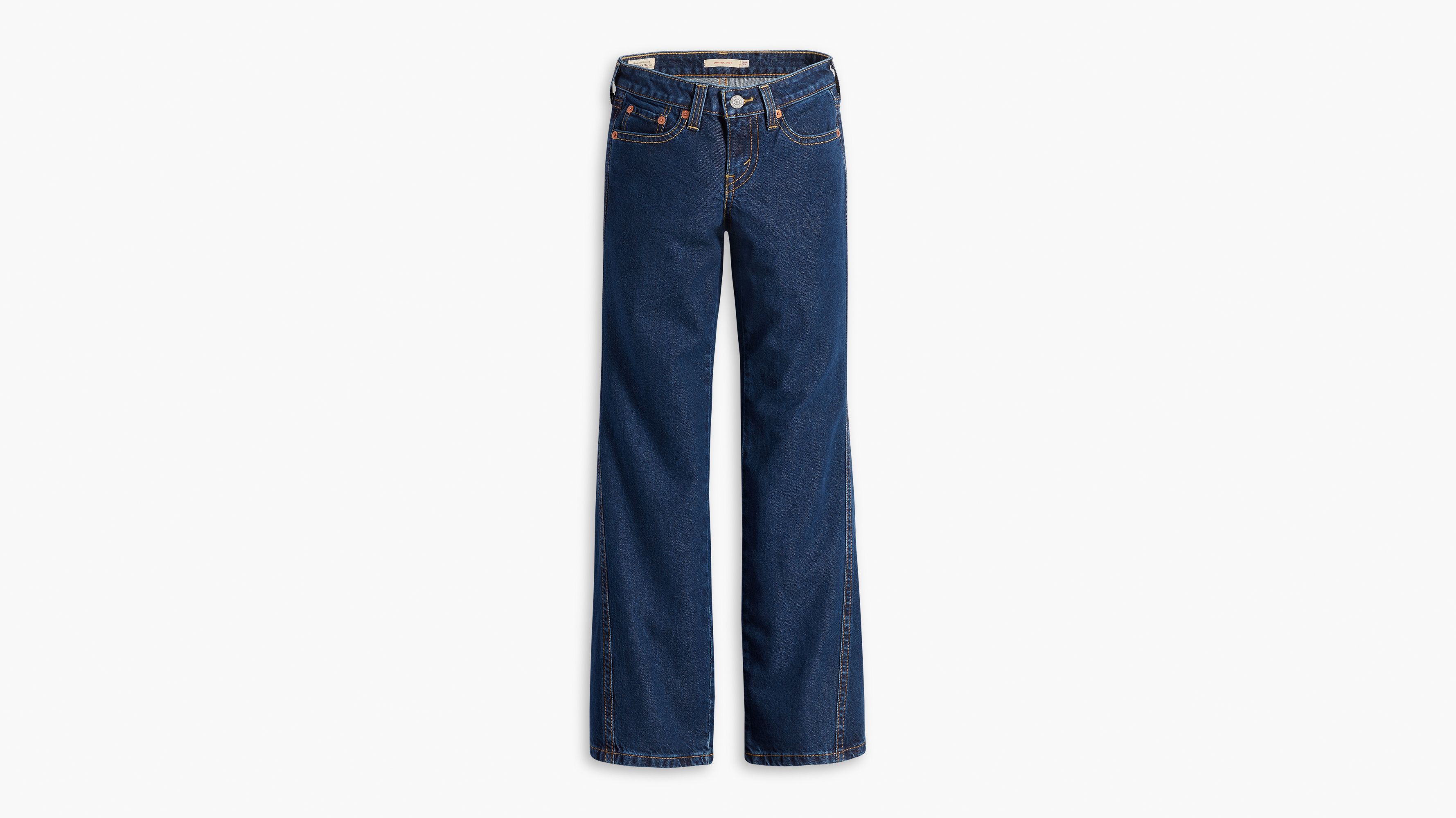 Noughties Bootcut Pinstripe Women's Jeans - Medium Wash