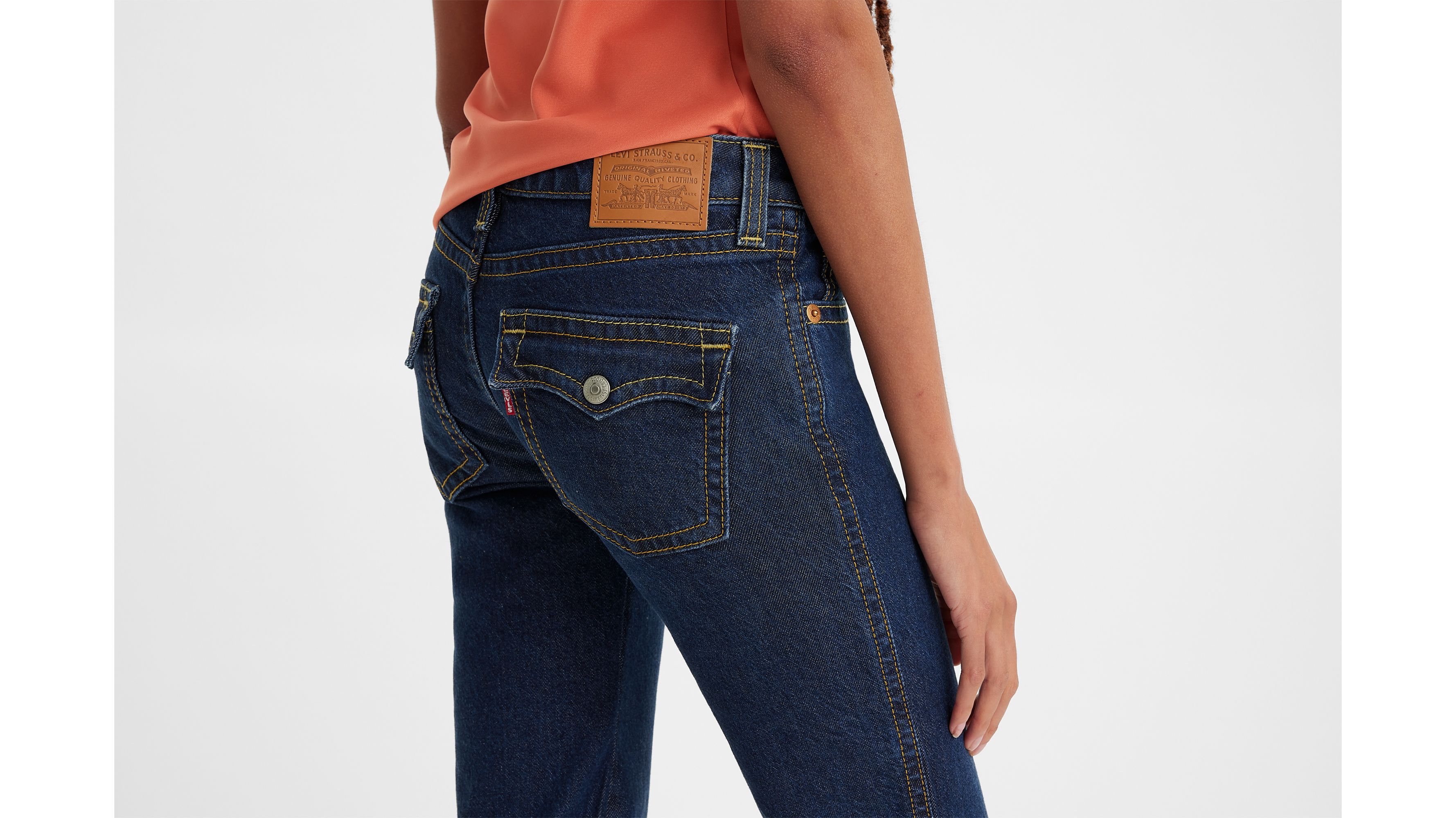 Levis flap clearance pocket jeans womens