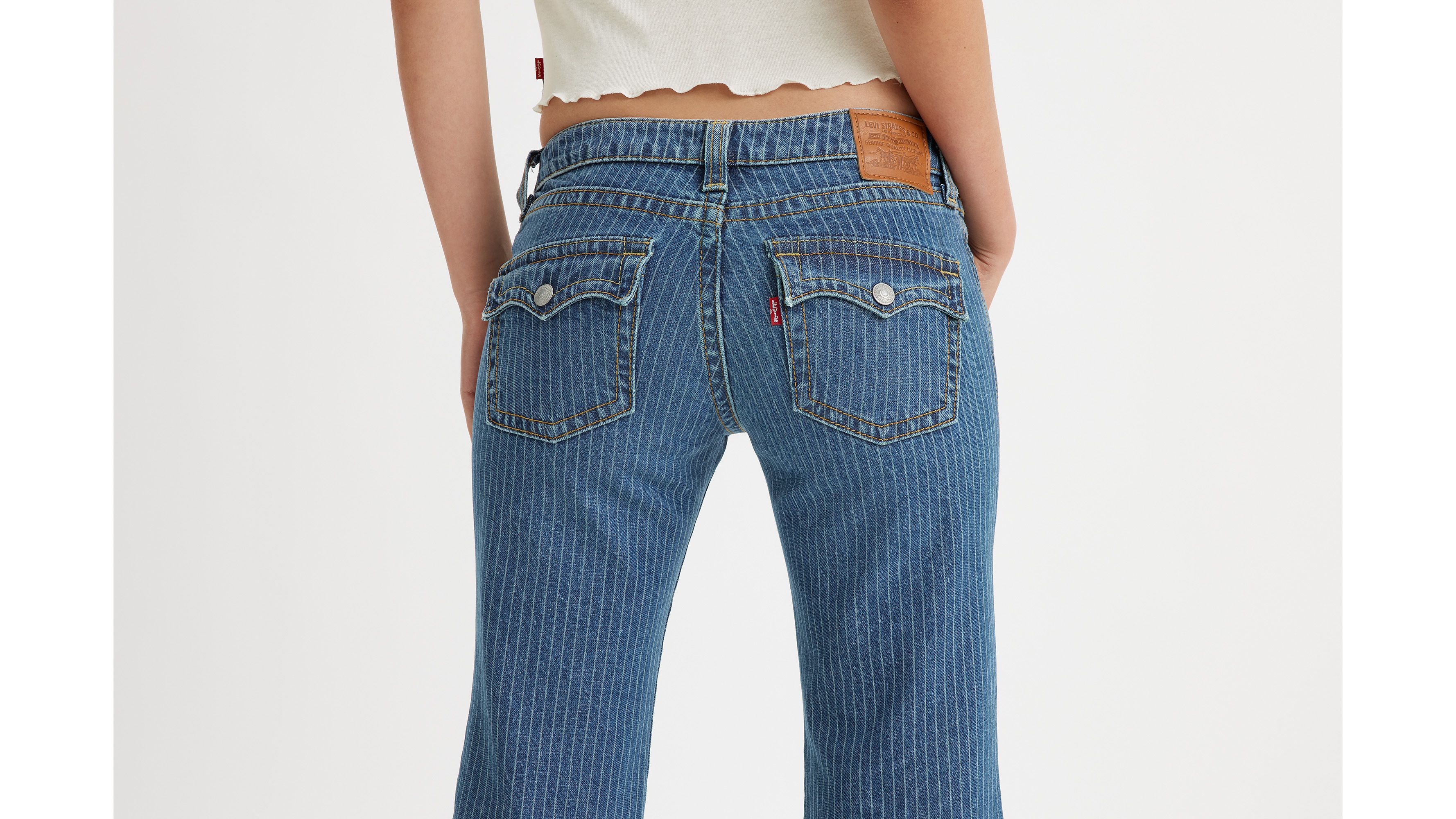 Noughties Bootcut Pinstripe Women's Jeans