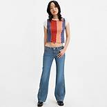 Noughties Bootcut Pinstripe Women's Jeans 1