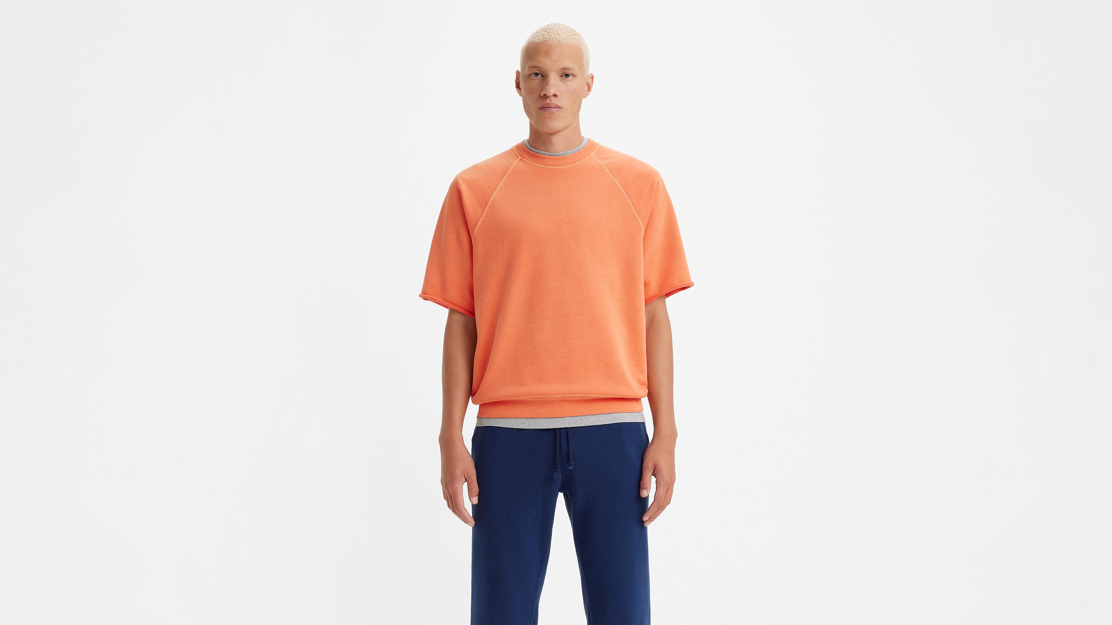 Gold Tab™ Cut Off Raglan Shirt - Orange | Levi's® US