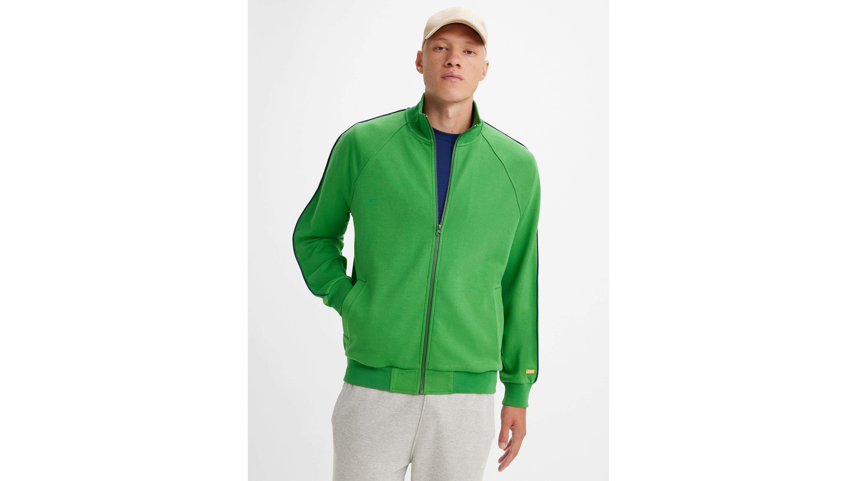 Levi's® Gold Tab™ Shrunken Varsity Jacket - Green