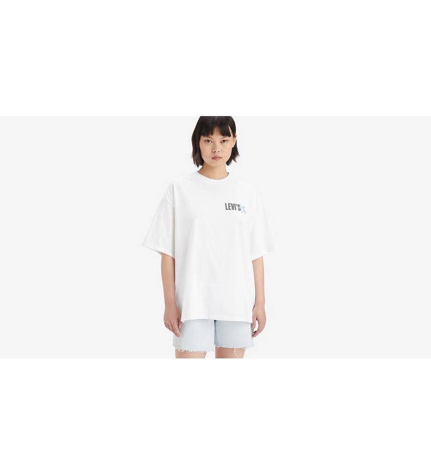 Graphic Short Stack Tee - White | Levi's® AD