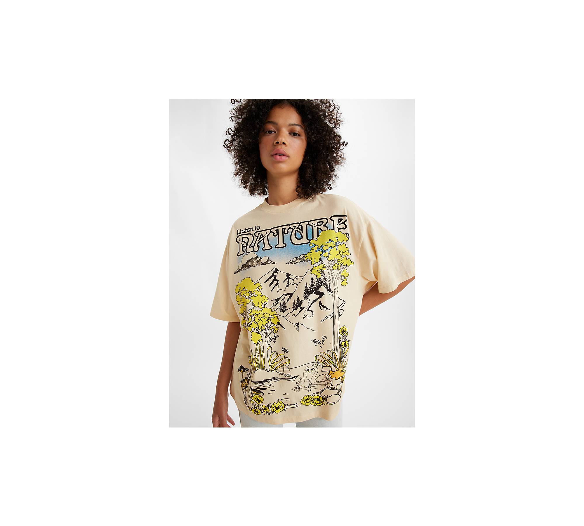 Graphic Short Stack T-shirt - Multi-color