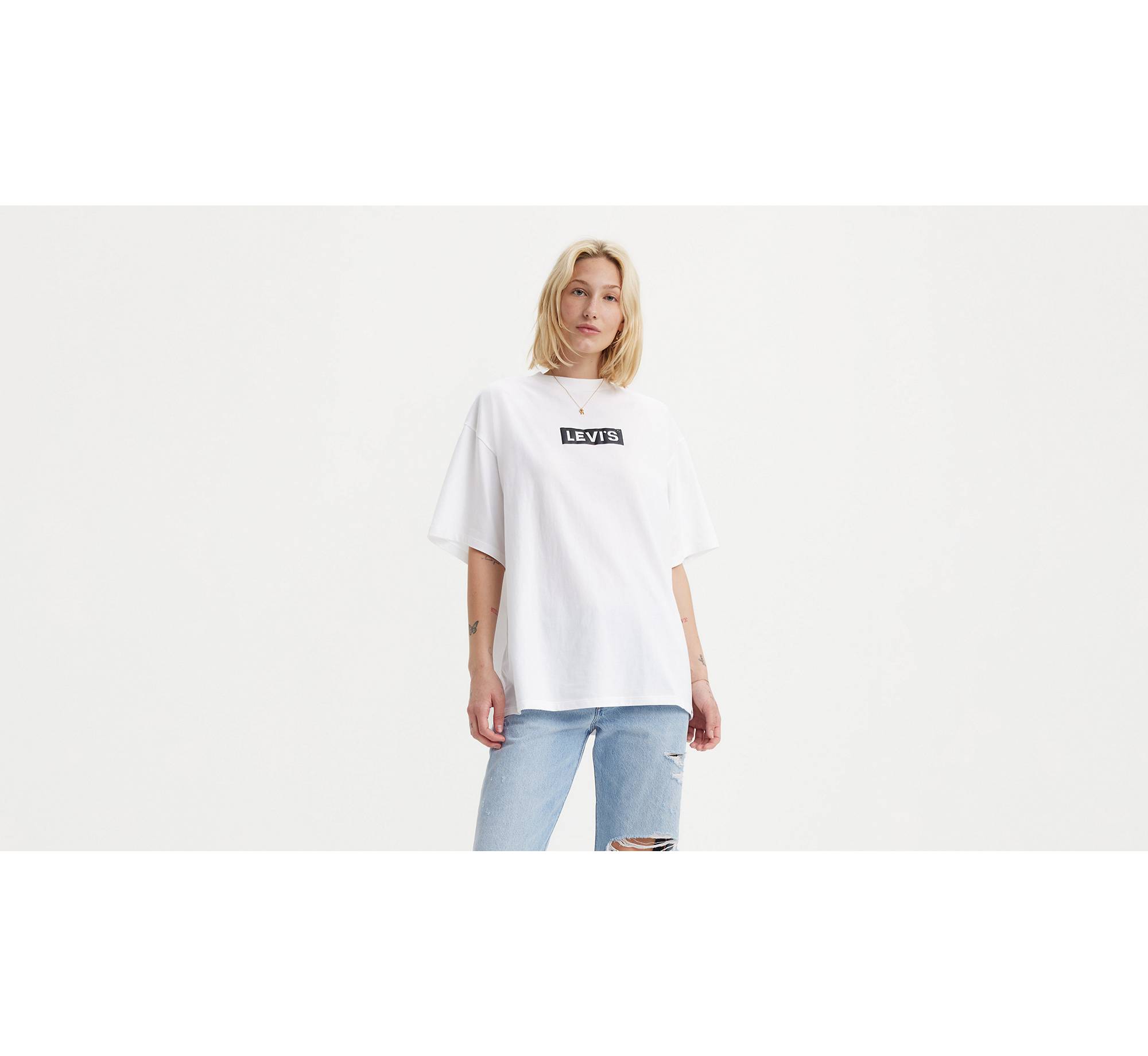 Graphic Short Stack Tee - White | Levi's® SM