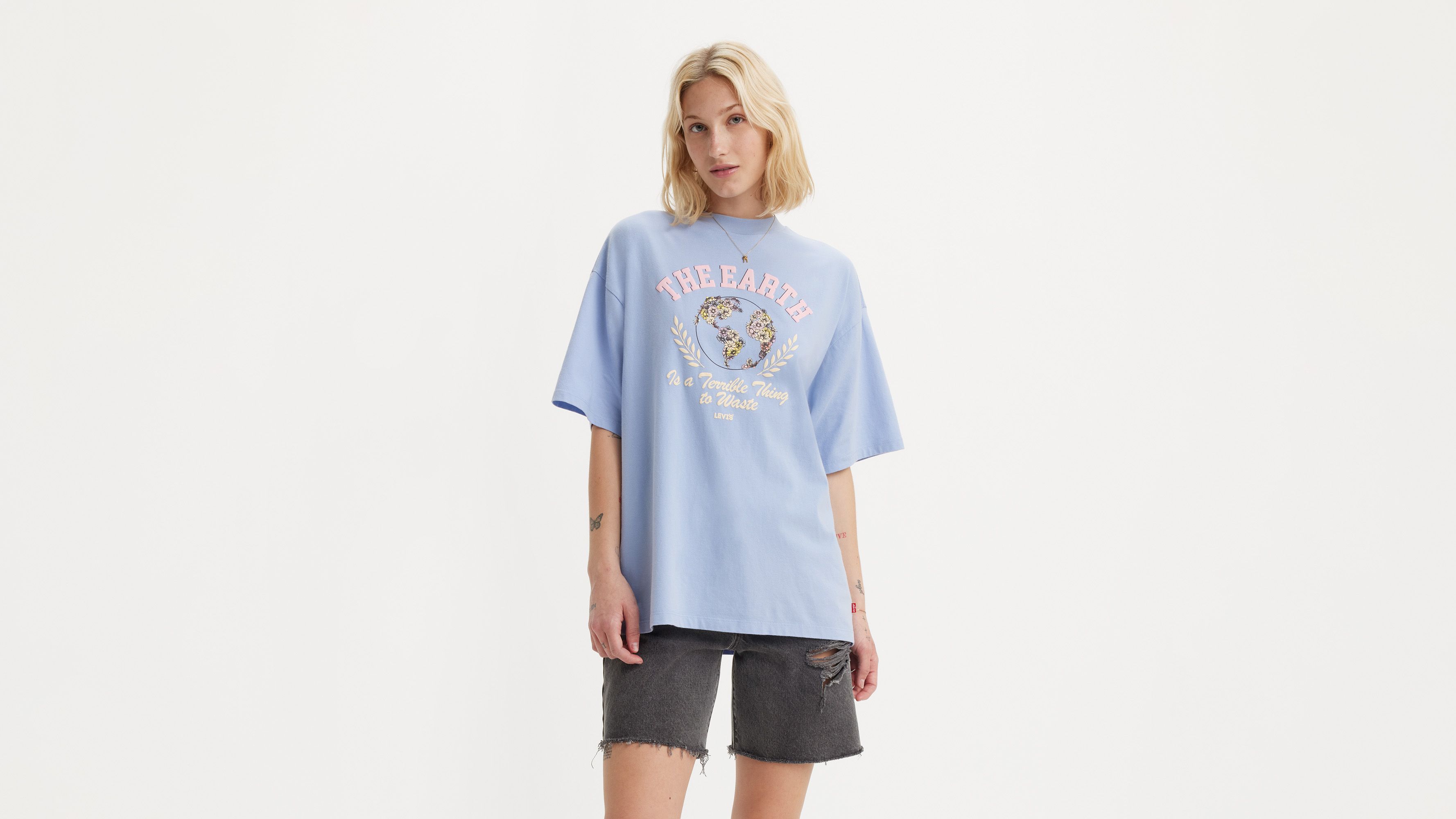 Graphic Short Stack T-shirt - Blue | Levi's® US