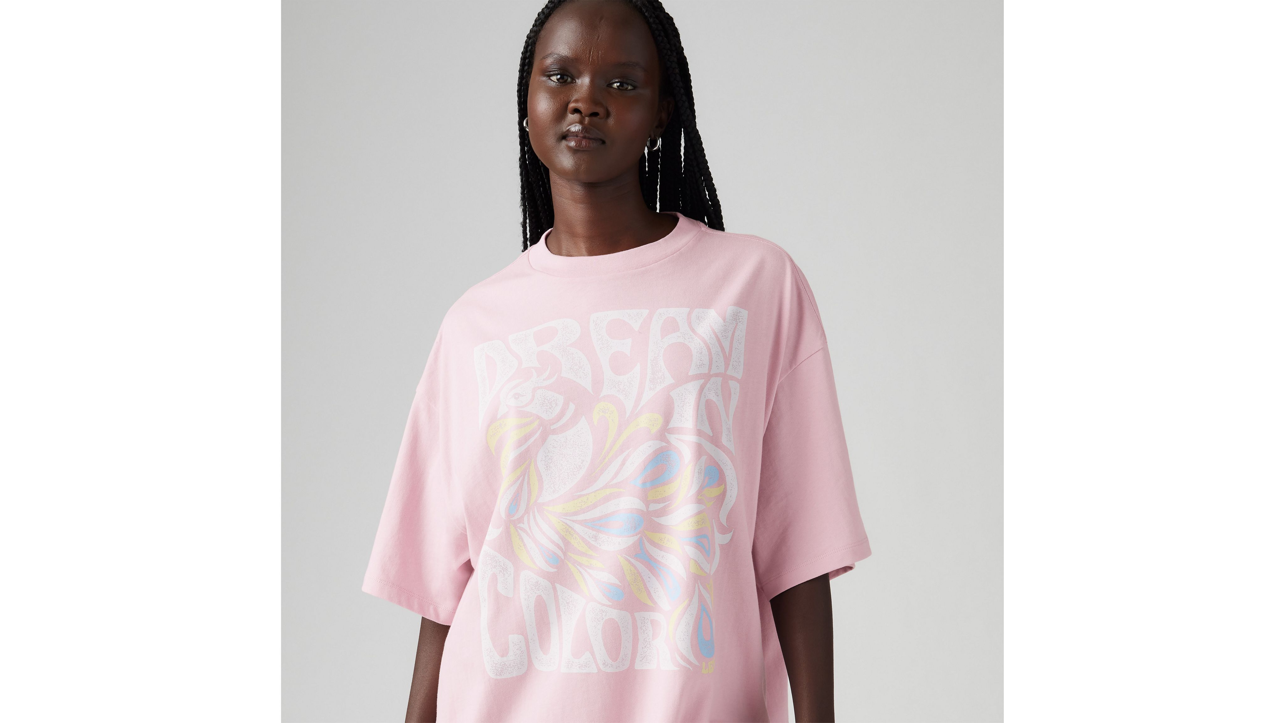 Levi's Graphic Short Stack T-shirt In Dream In Color