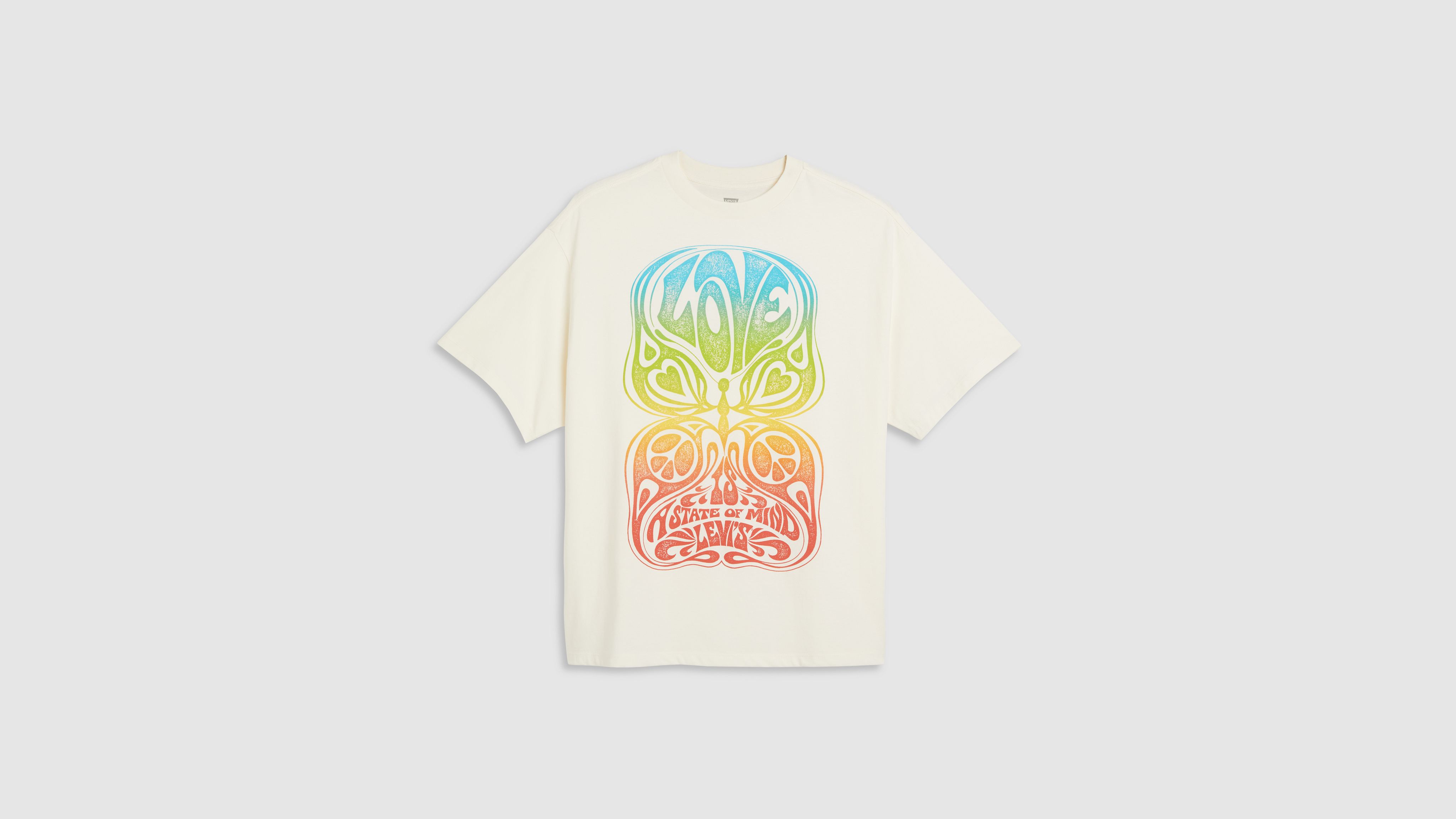 Levi's Graphic Short Stack T-shirt In Love Is A State Of Mind