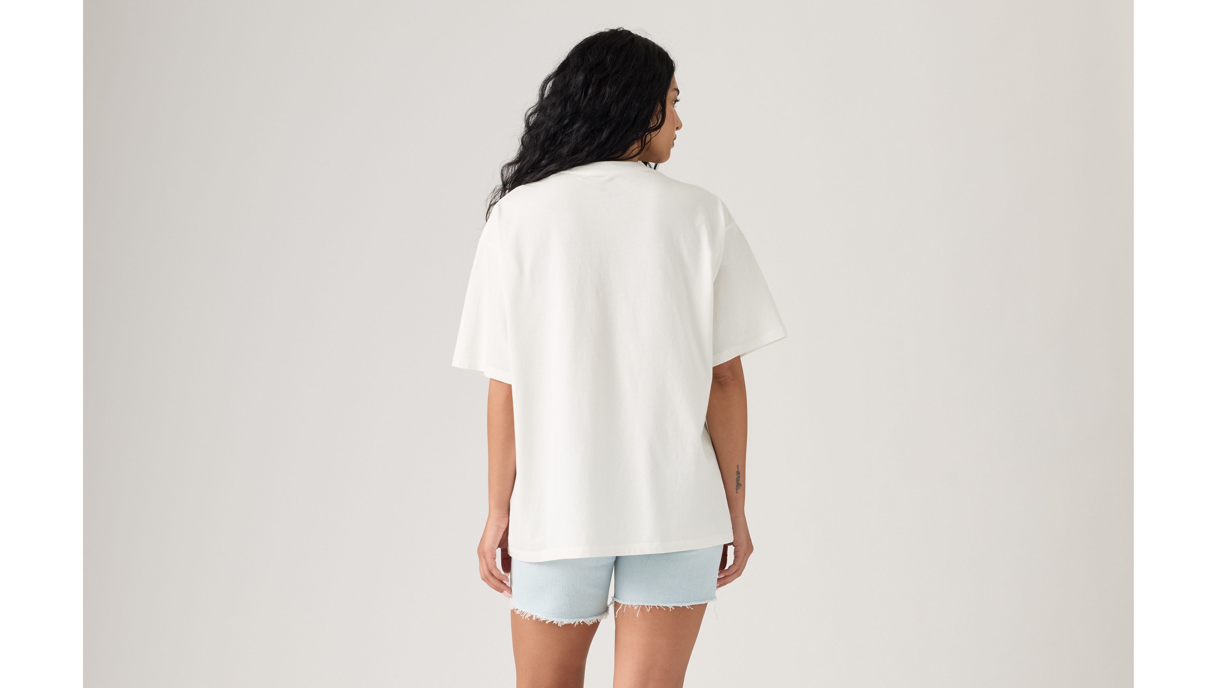 Levi's Graphic Short Stack T-shirt In White
