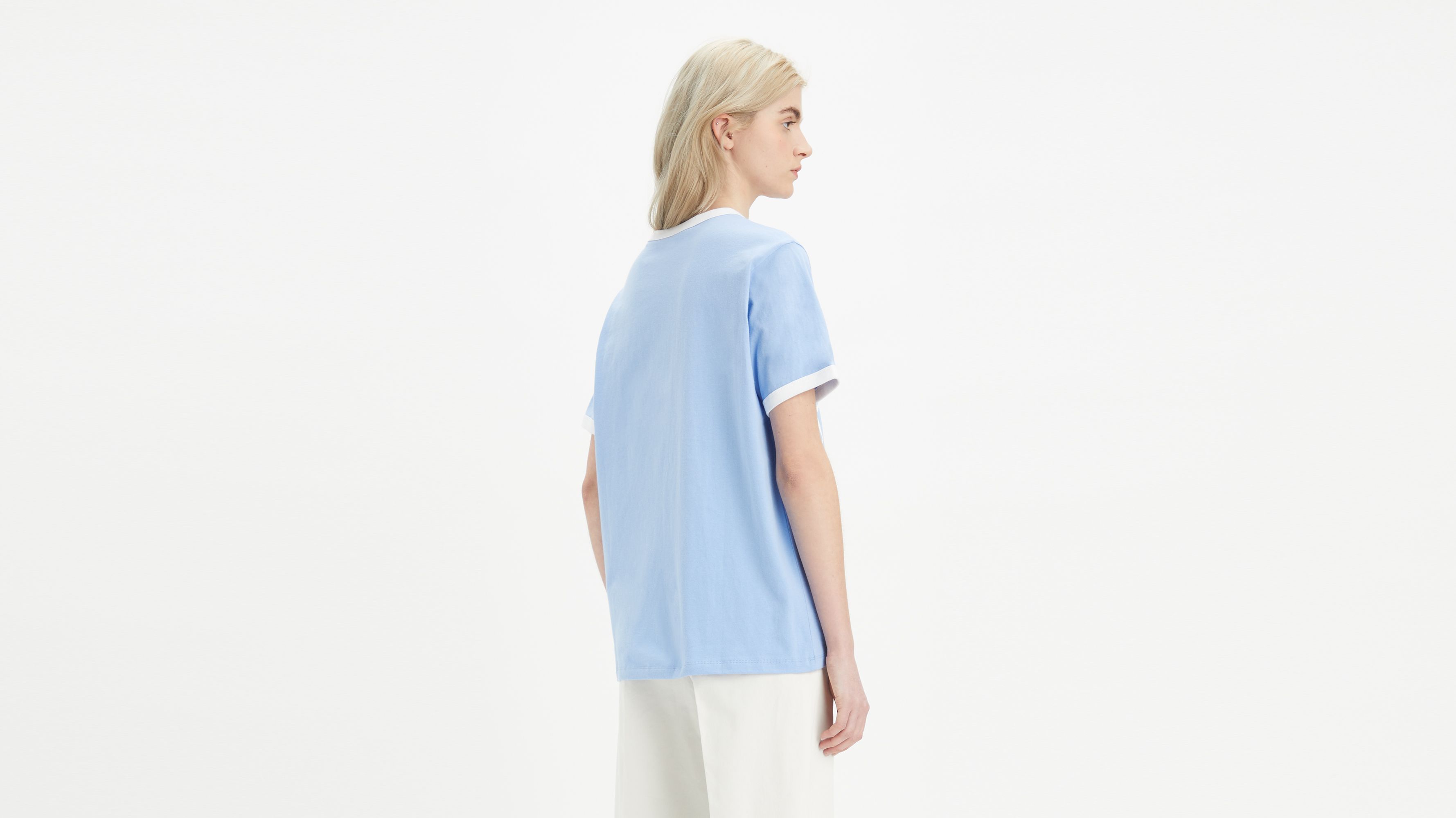 Graphic Ringer Tee - Blue | Levi's® MT