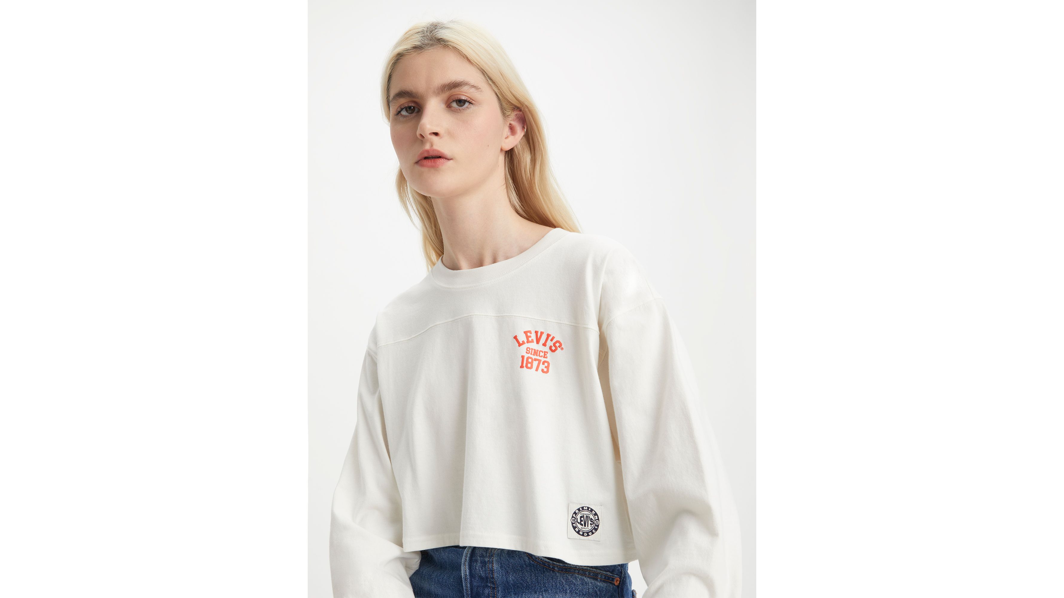Graphic Cropped Football Tee 3