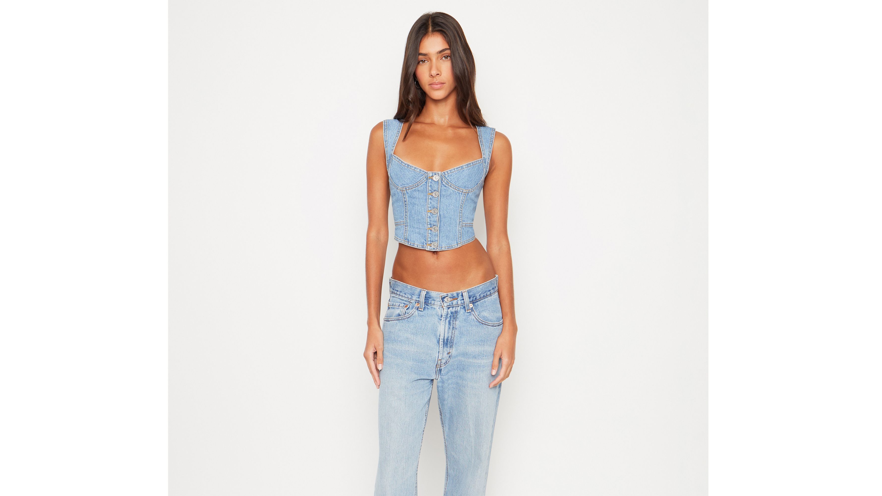 Levi's® X Guizio Bustier Top - Medium Wash | Levi's® US