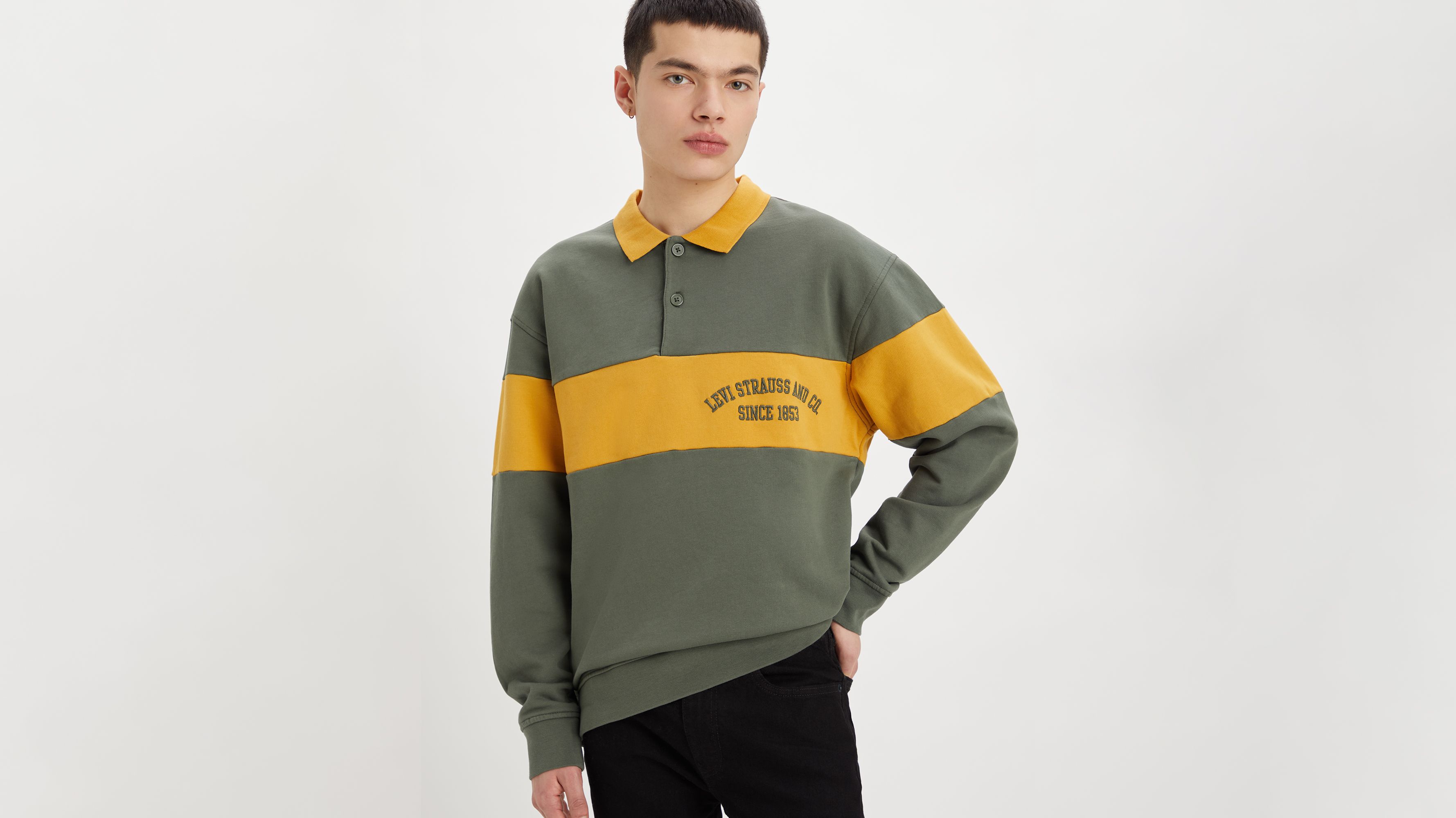 Archive Collared Crewneck Sweatshirt Multi Colour Levi's® FR