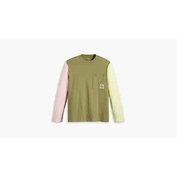 Levi\'s® Green Sleeve US Casual Long - | T-shirt