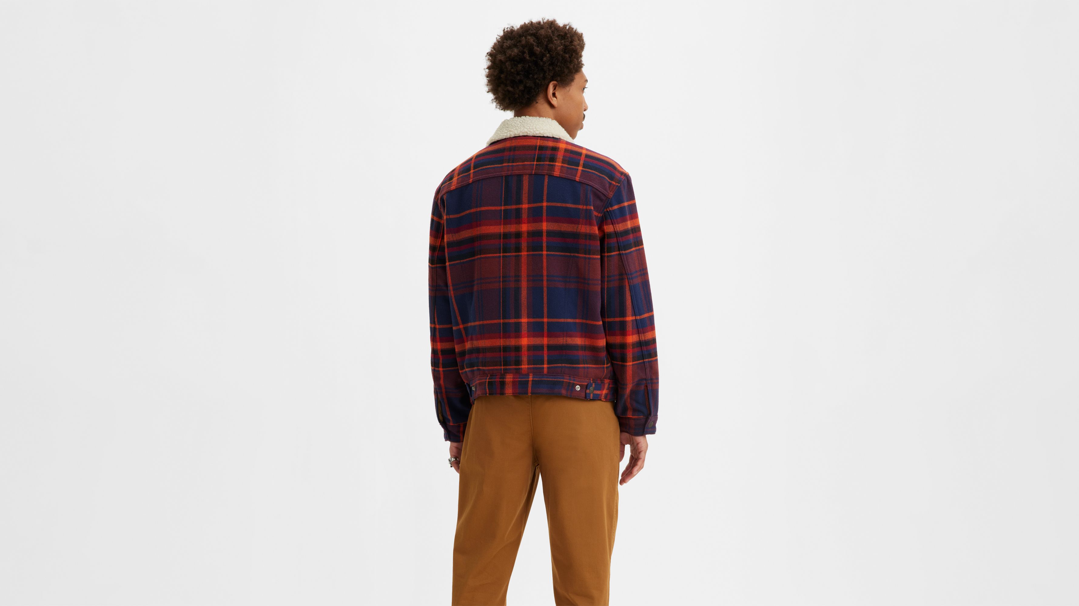 Levis store checkered jacket