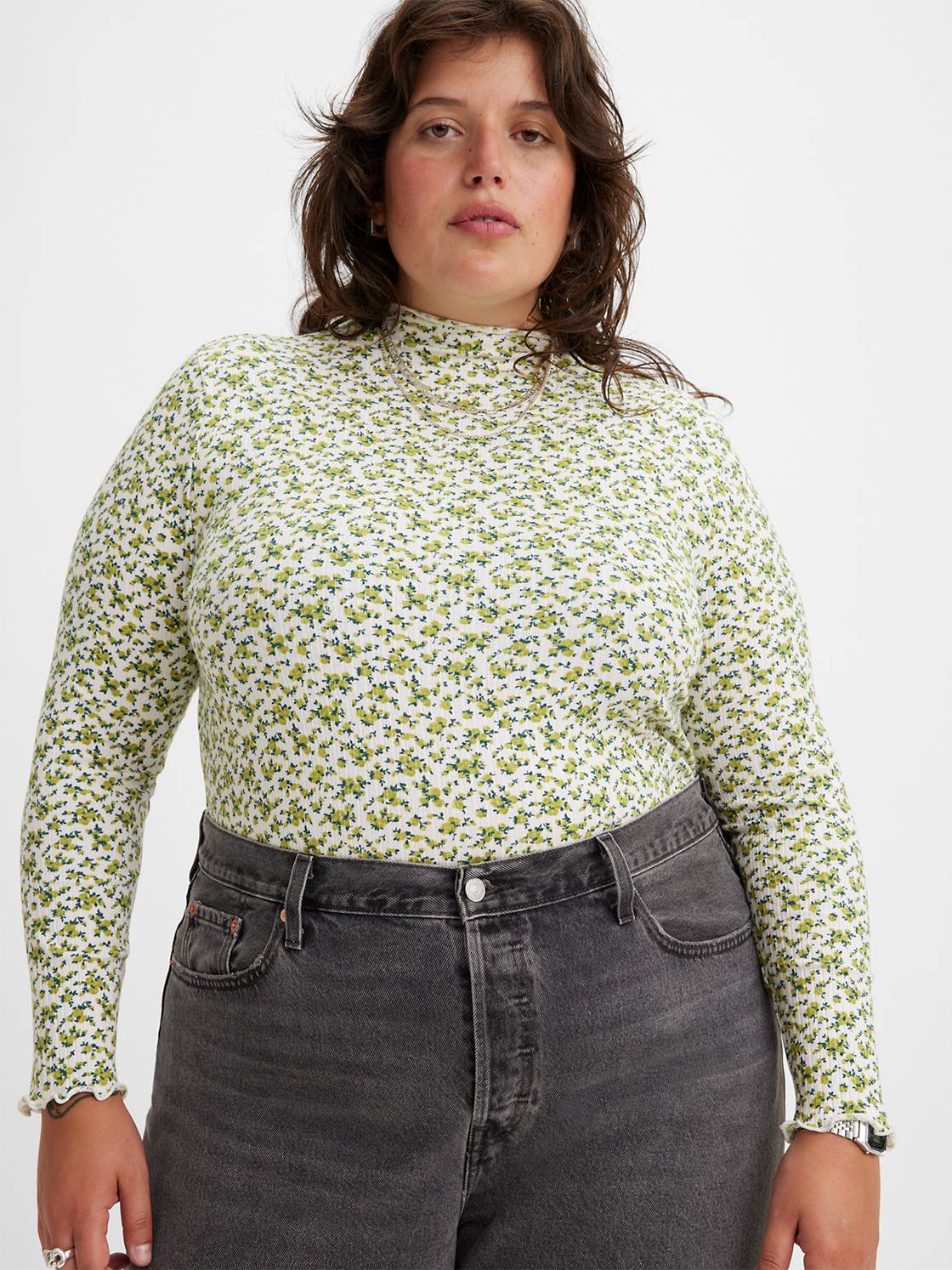 Flora Mockneck Sweater (Plus Size) 1