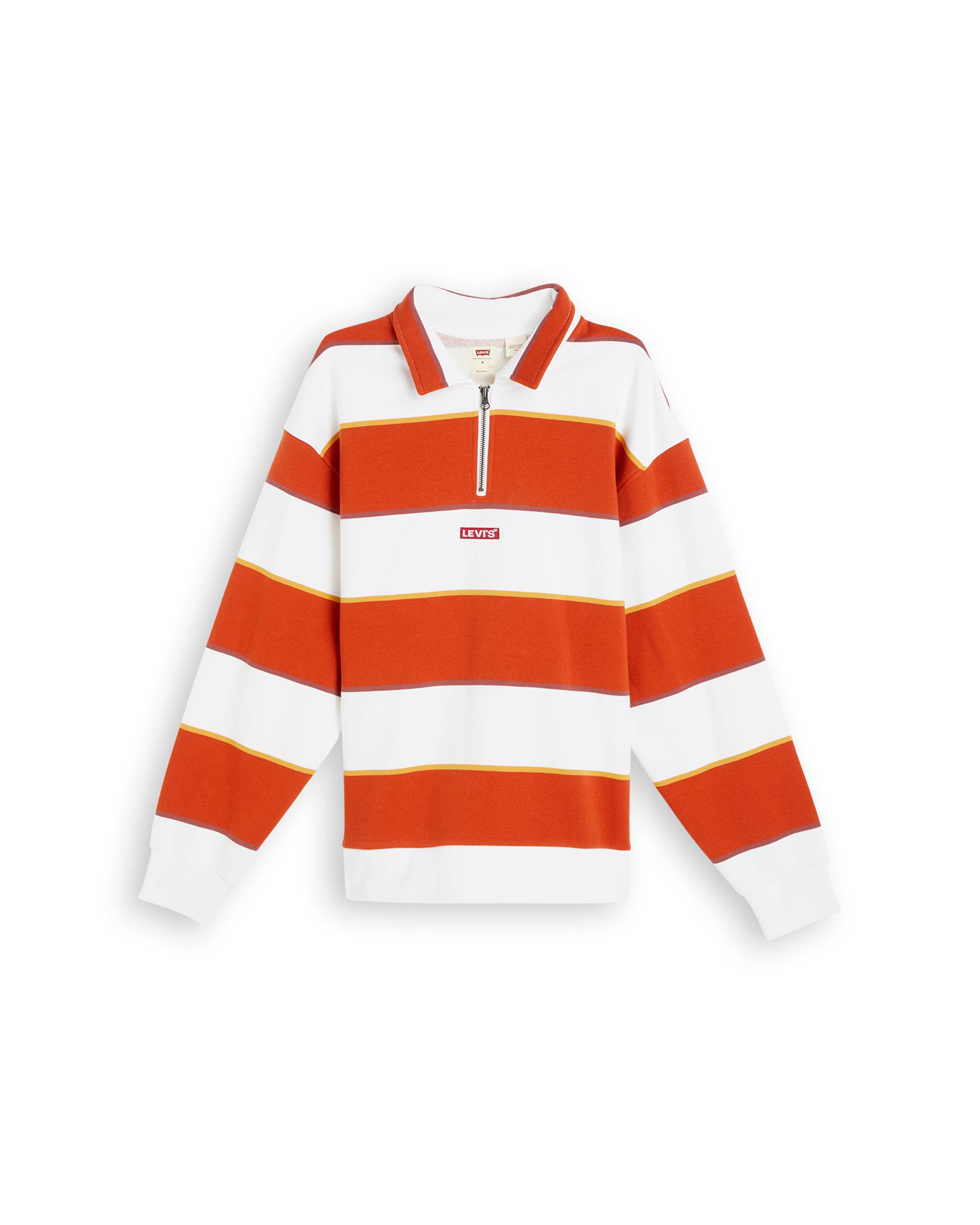 Relaxed Baby Tab Quarter Zip Sweatshirt - Multi-color Relaxed Baby Tab Quarter Zip Sweatshirt - Multi-color