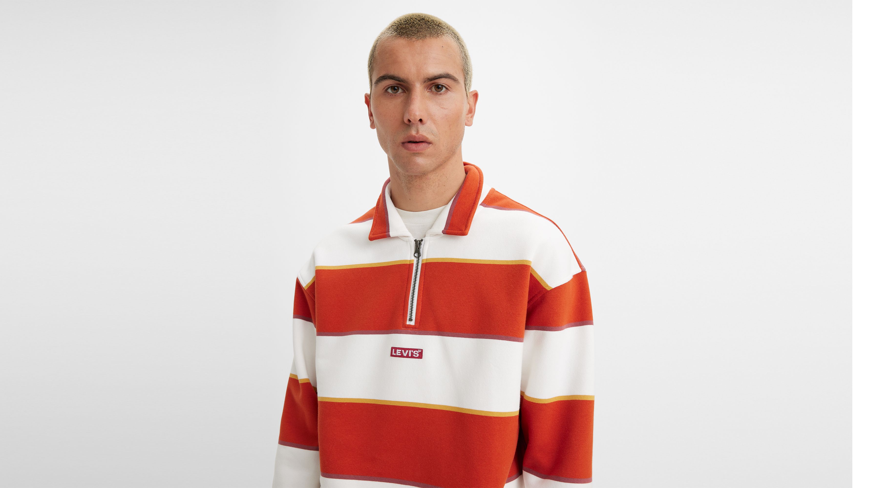 Levi's discount striped sweatshirt