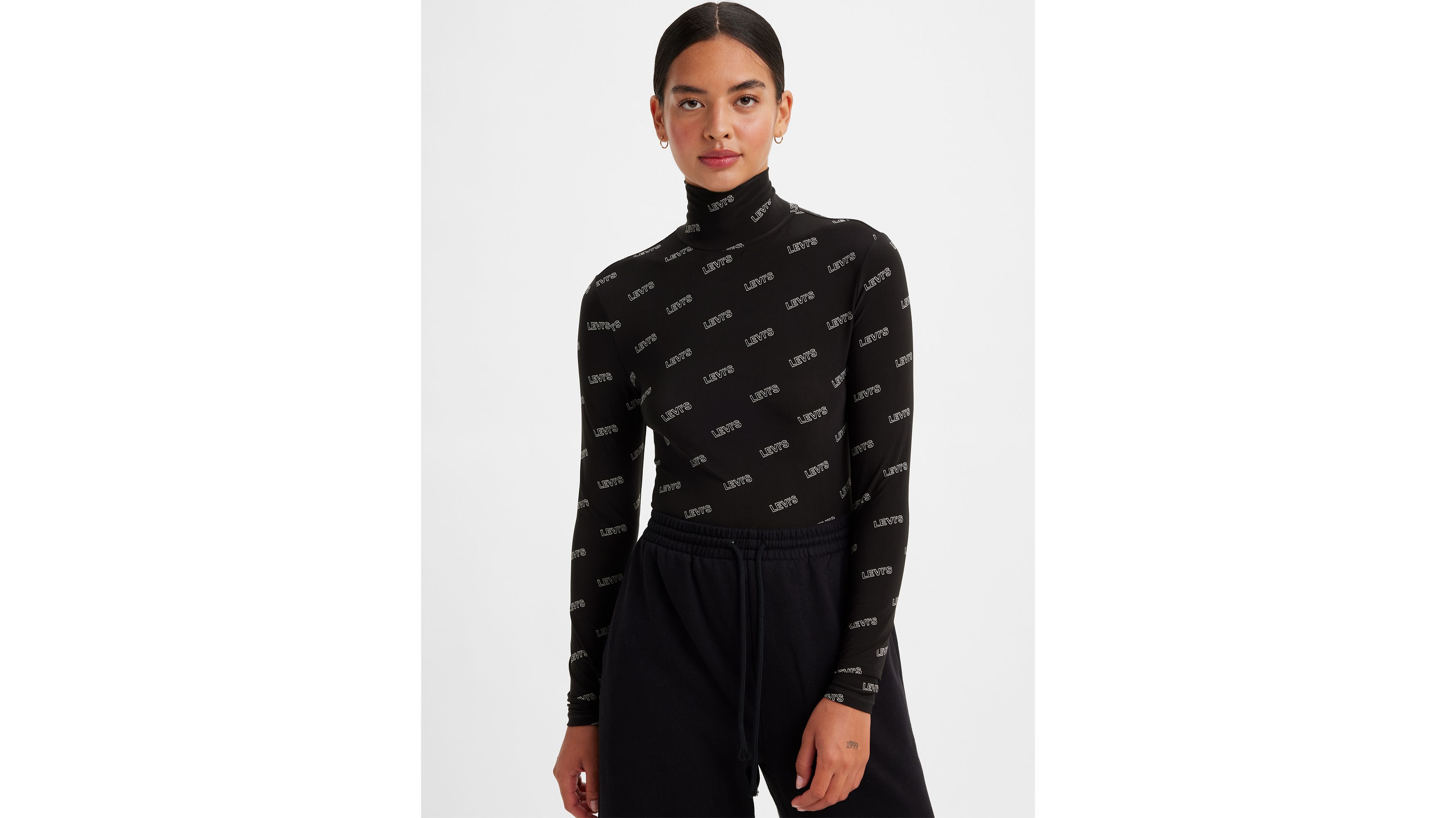 Graphic Second Skin Turtleneck 1