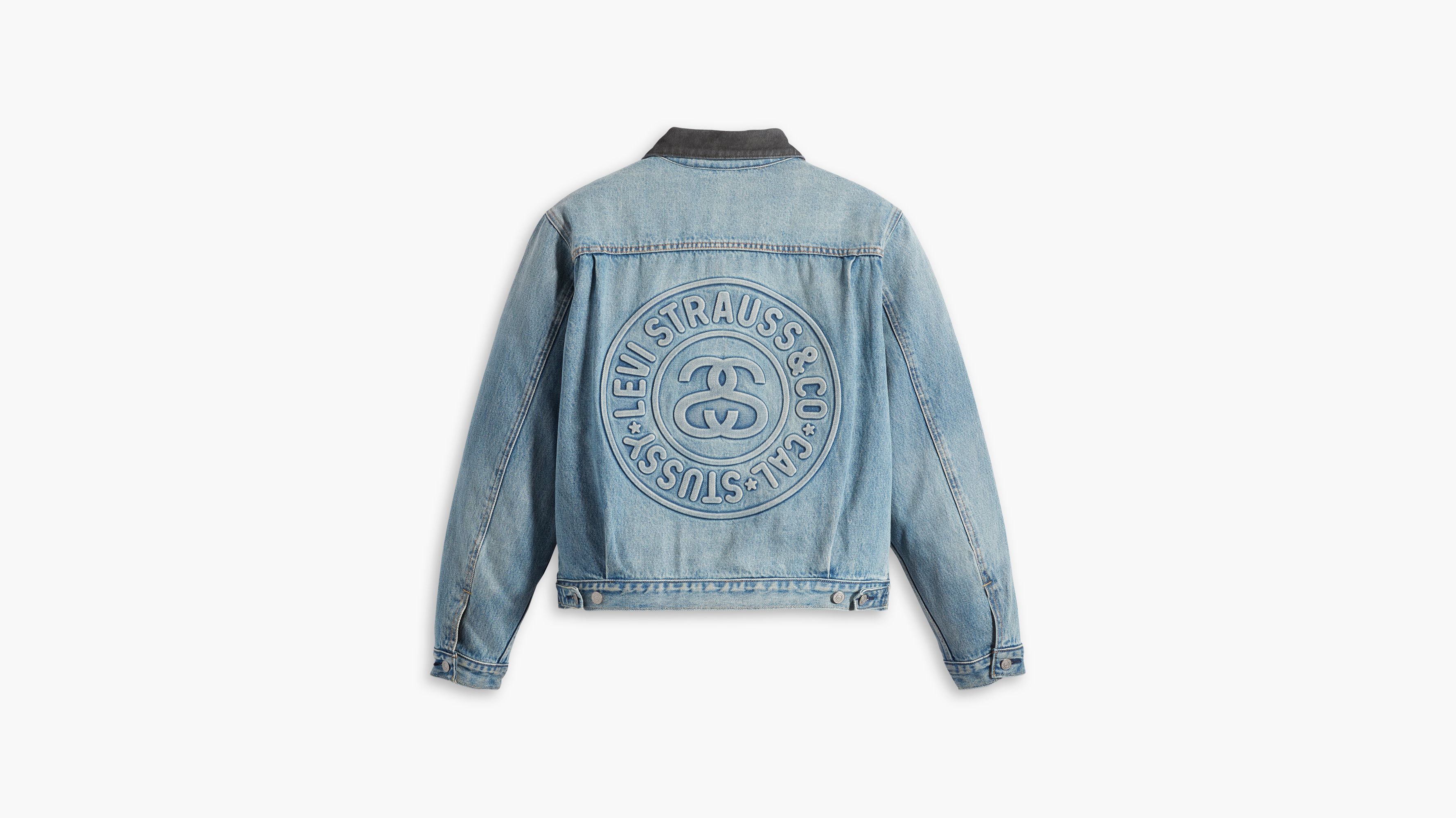 品質満点！ Stussy x Levi's Embossed Trucer Denim ecousarecycling.com