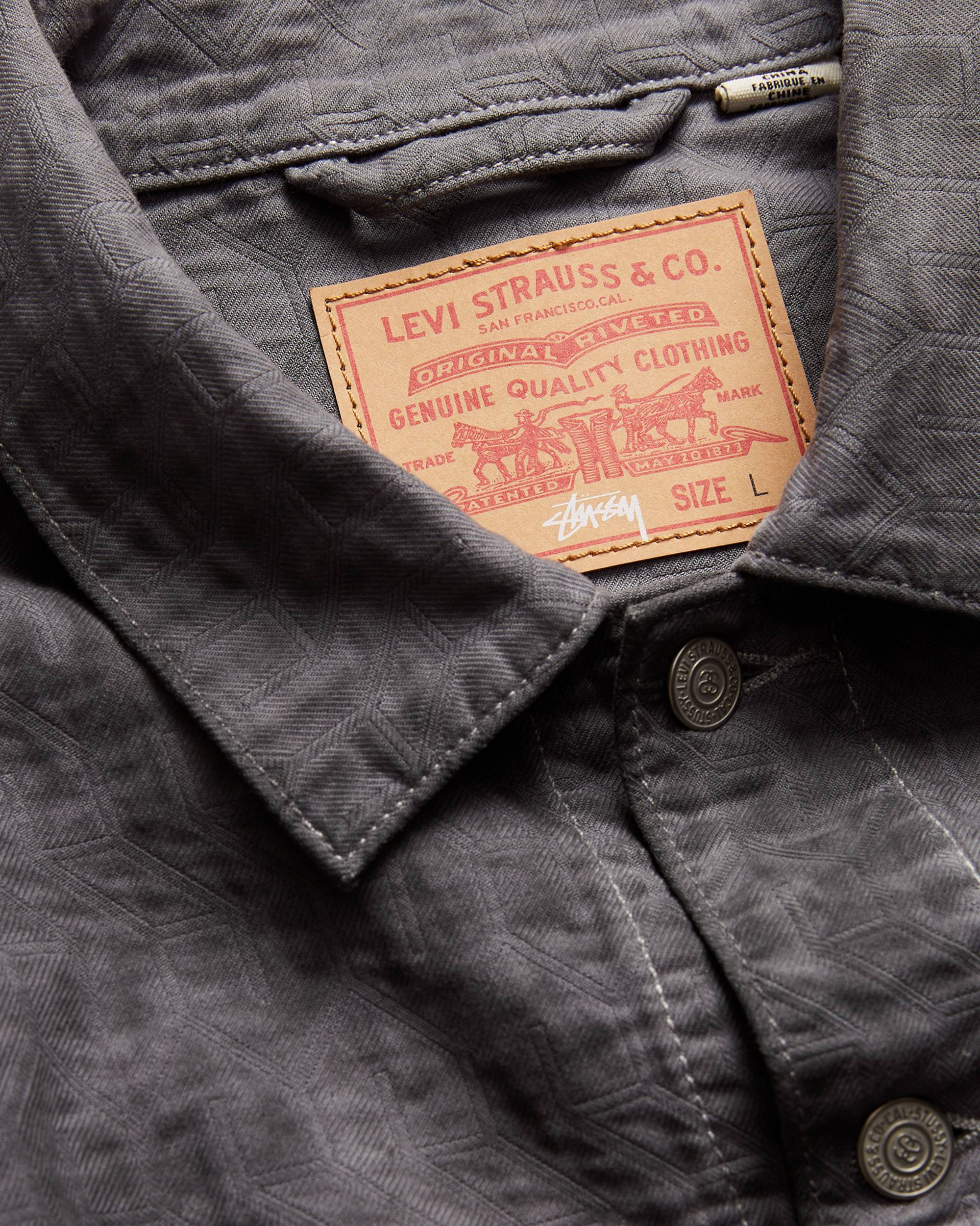 Stüssy & Levi's® Jacquard Trucker Jacket - Black | Levi's® US Stüssy & Levi's® Jacquard Trucker Jacket - Black | Levi's® US