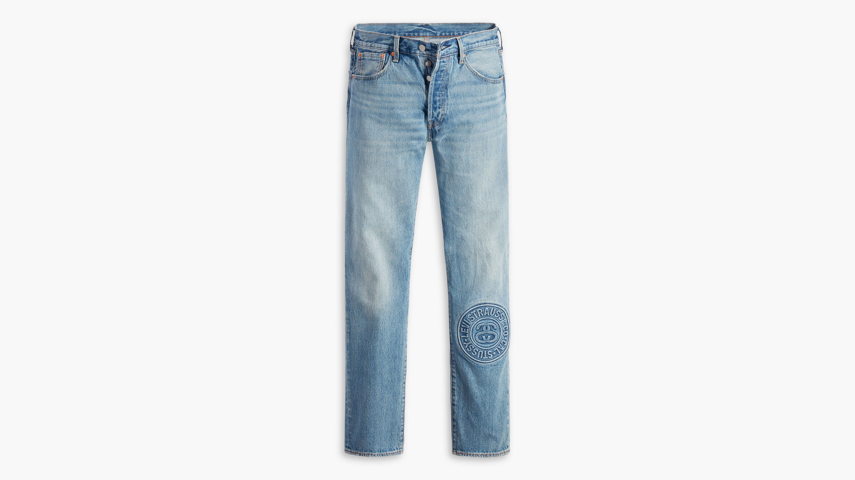 Stüssy & Levi's® Embossed 501® Jeans - Blue | Levi's® AT