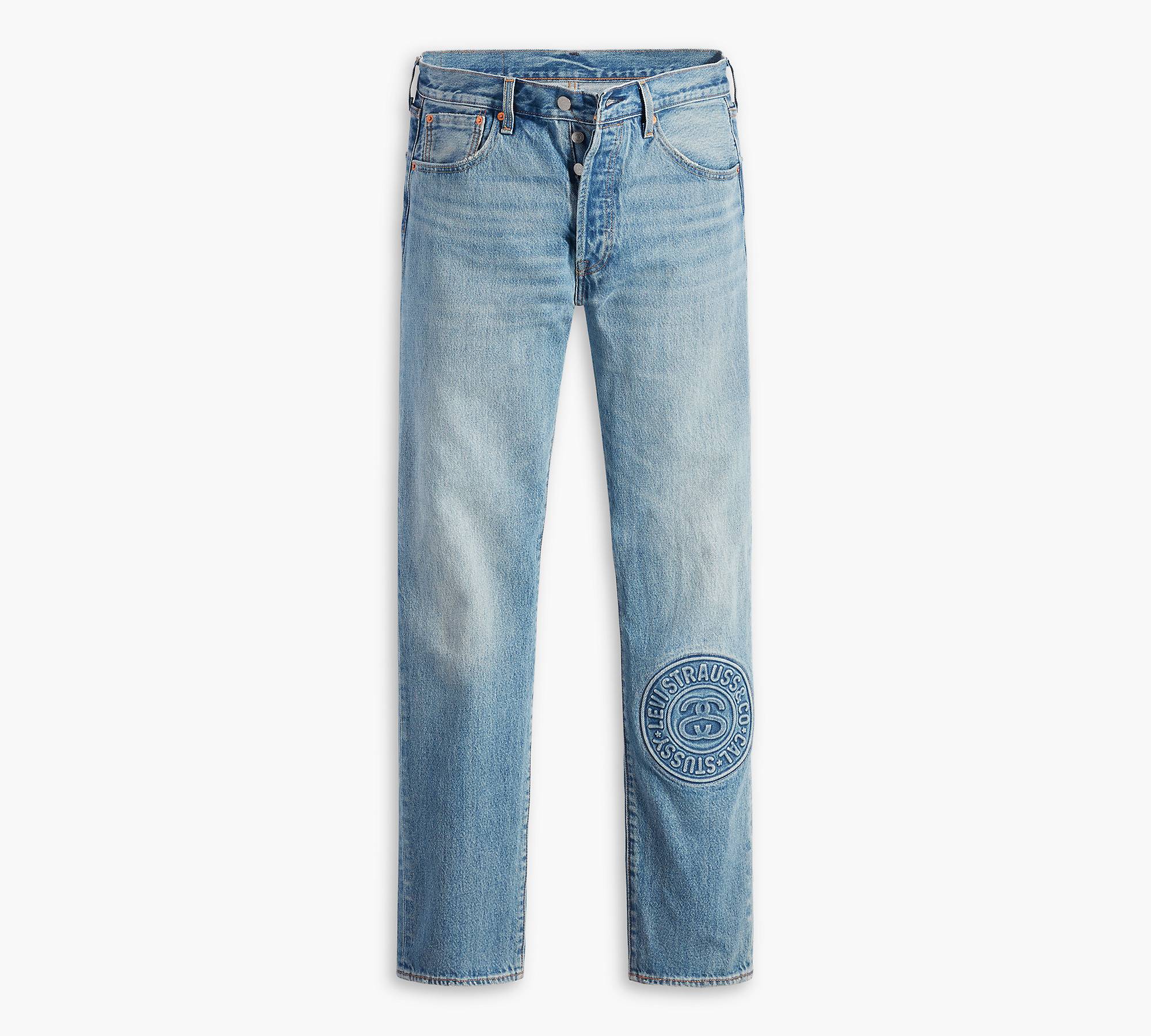 Stüssy & Levi’s® Embossed 501® Jeans - Medium Wash | Levi's® US