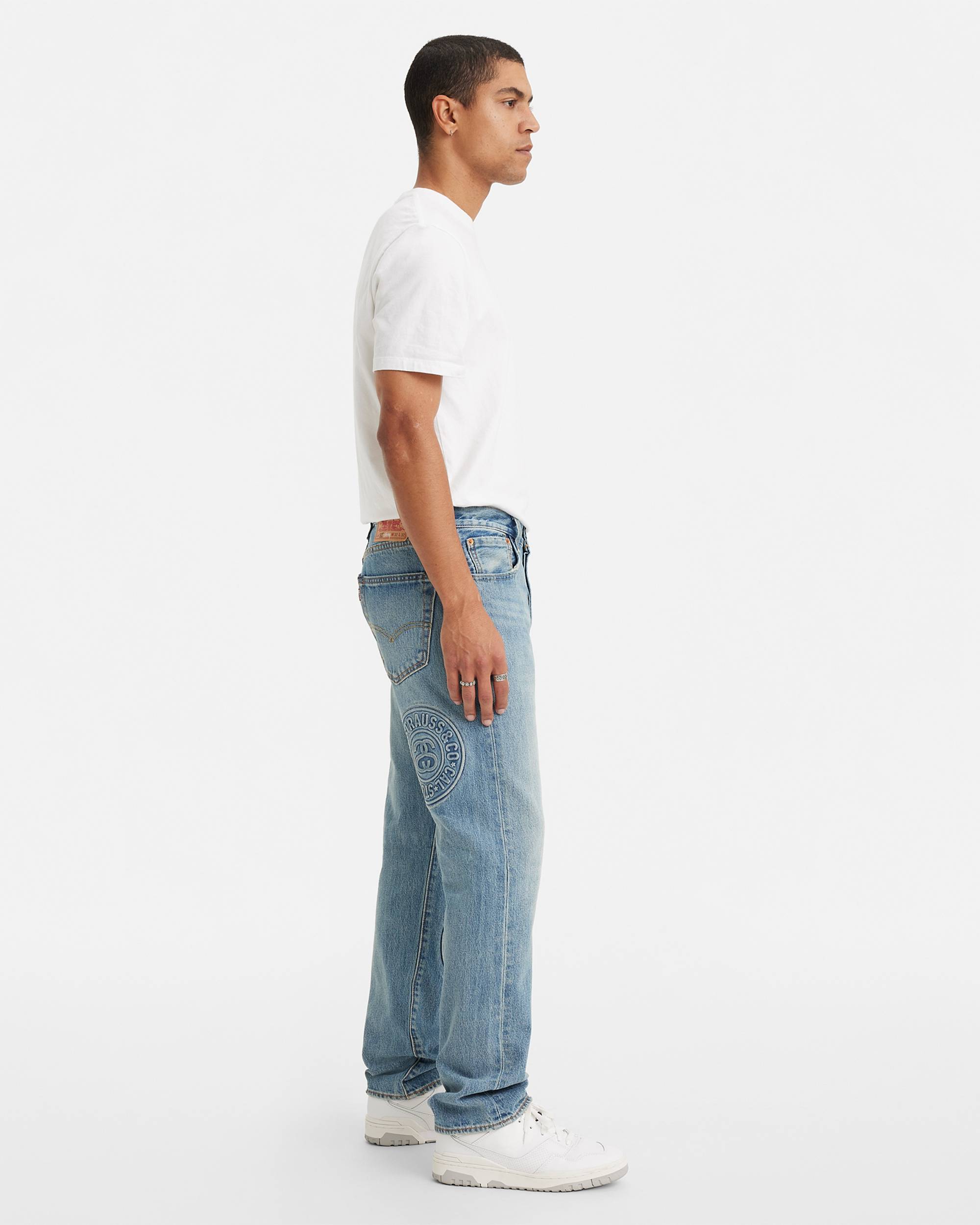 Stüssy & Levi's® Embossed 501® Jeans - Medium Wash | Levi's® US Stüssy & Levi's® Embossed 501® Jeans - Medium Wash | Levi's® US