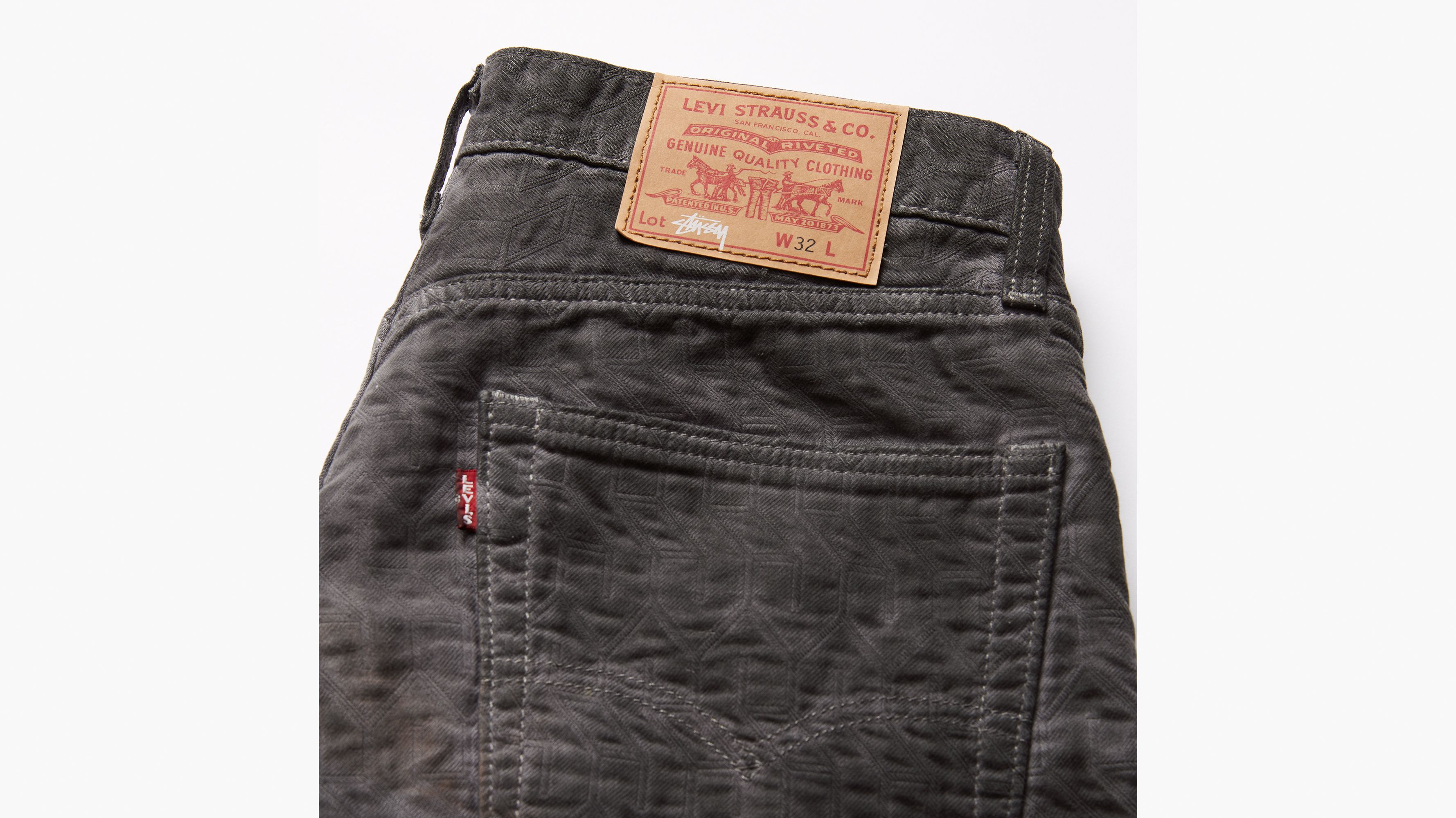 Stüssy & Levi's® Jacquard Jeans - Black