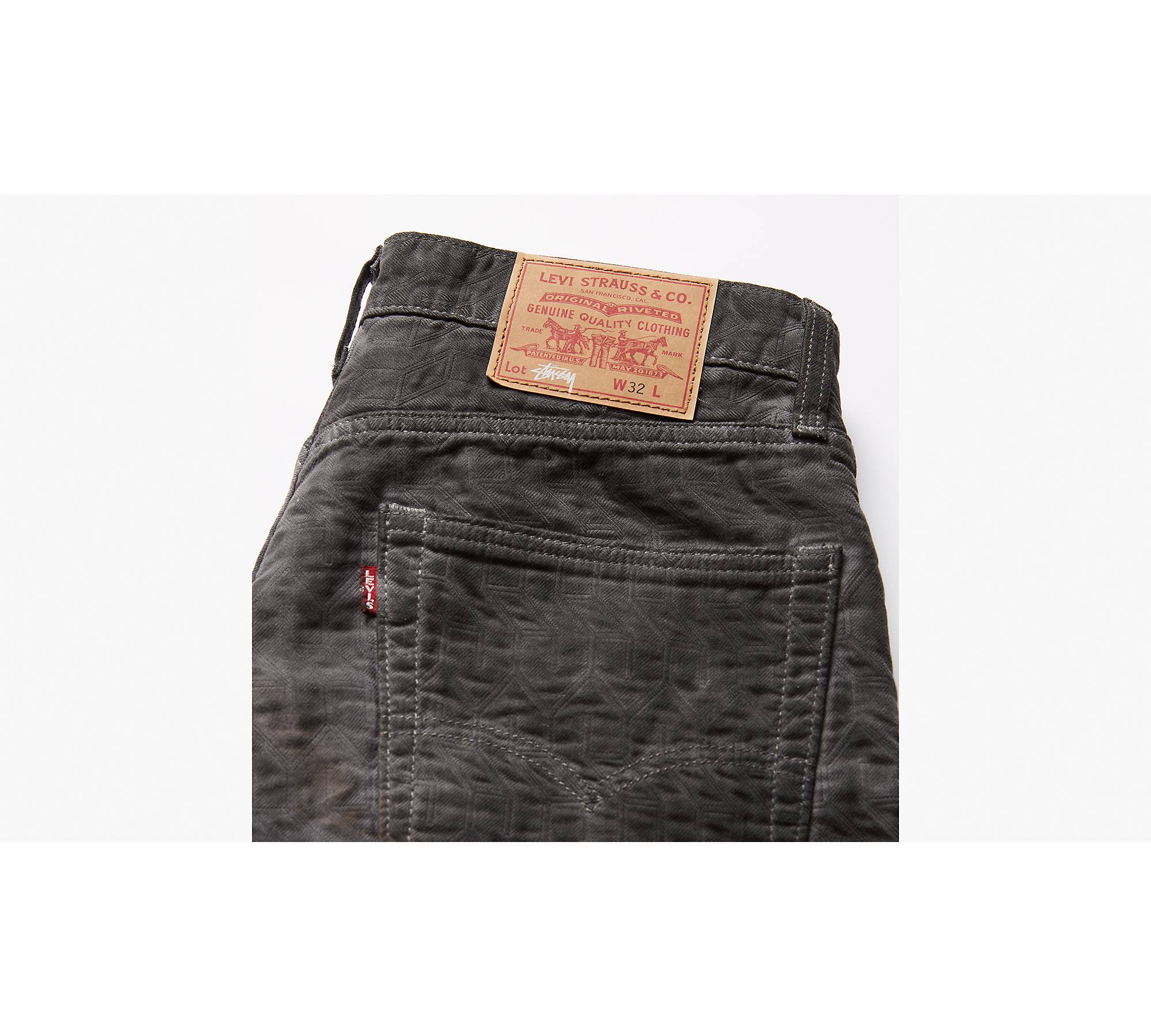 Stussy & Levi's® Jacquard Jeans - Black | Levi's® GB