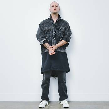 Levi's® X Undercover Hybrid Trucker Mods Coat - Black Levi's® X Undercover Hybrid Trucker Mods Coat - Black