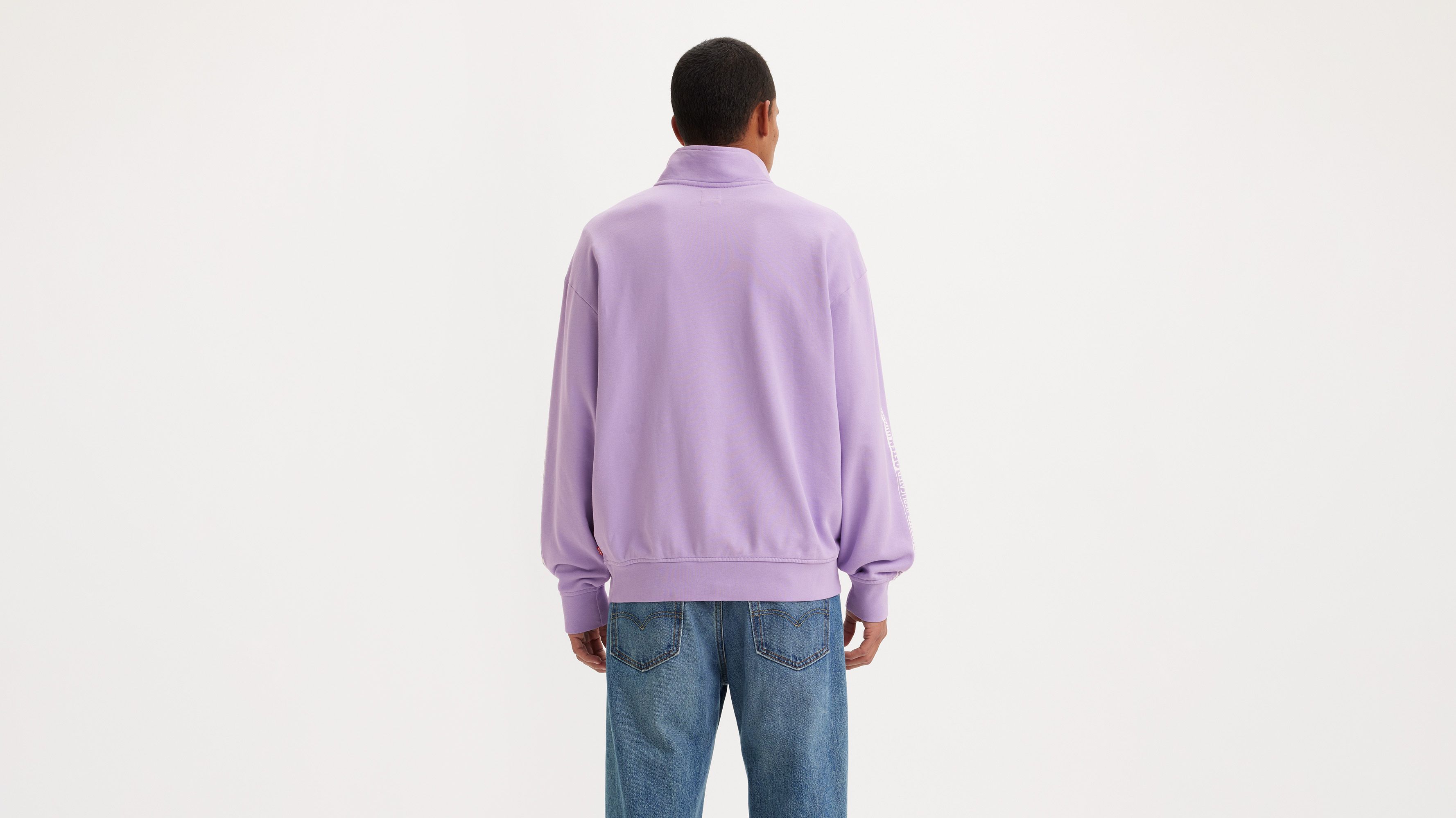 Relaxed Fit Graphic 1/4 Zip Sweatshirt 3