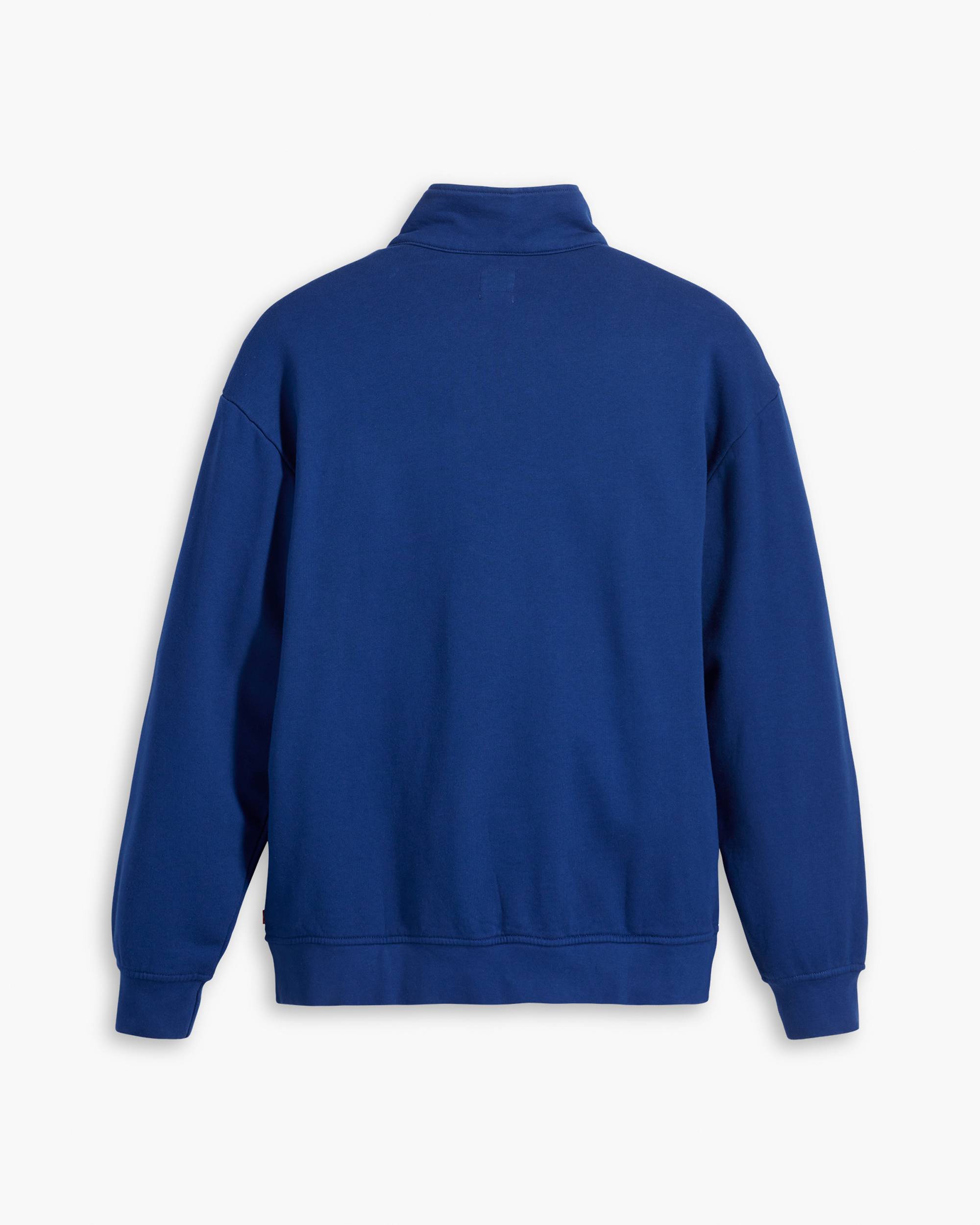Relaxed Graphic 1/4 Zip Sweatshirt - Blue | Levi's® GR Relaxed Graphic 1/4 Zip Sweatshirt - Blue | Levi's® GR