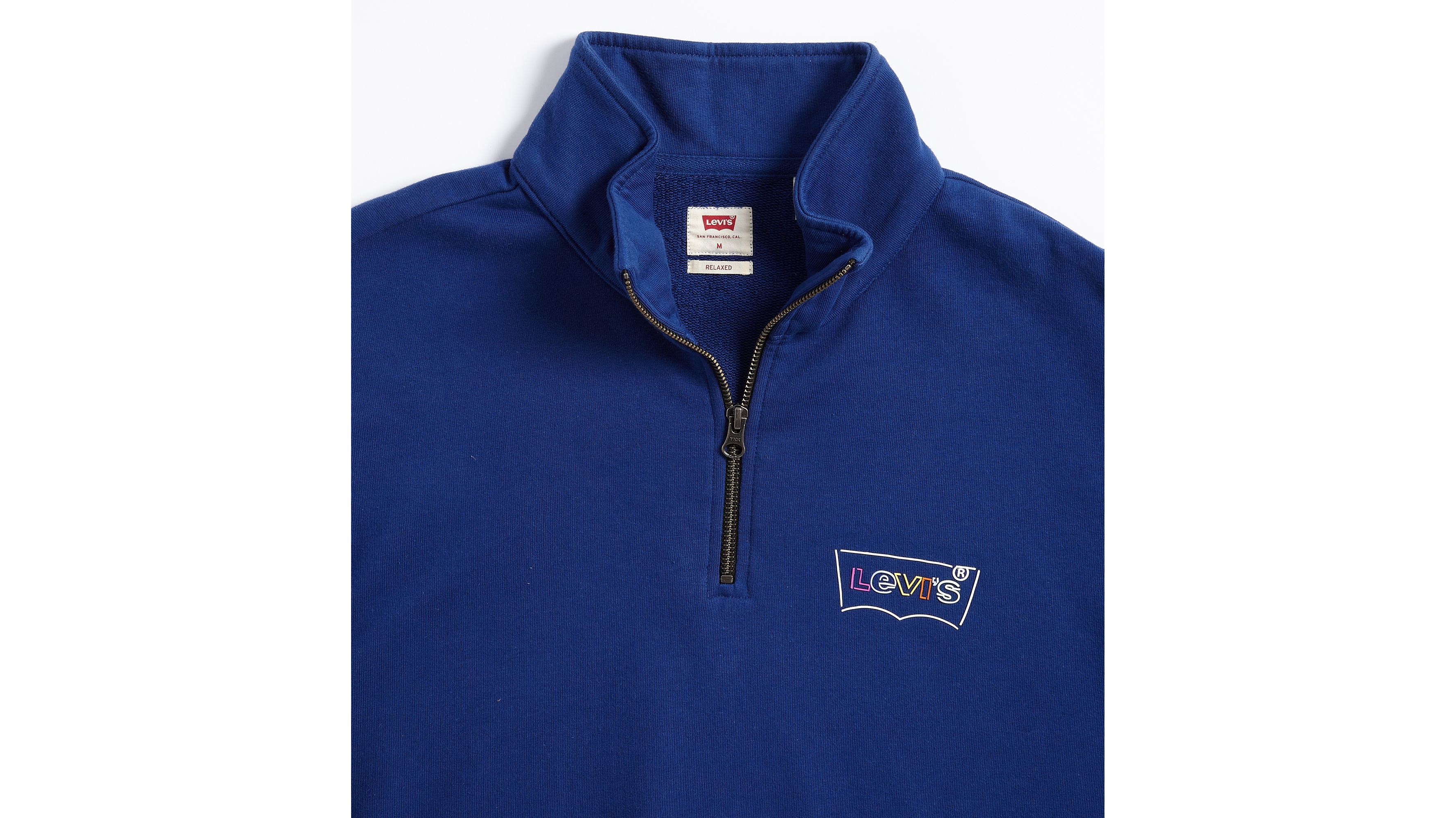 Relaxed Graphic 1/4 Zip Sweatshirt 7