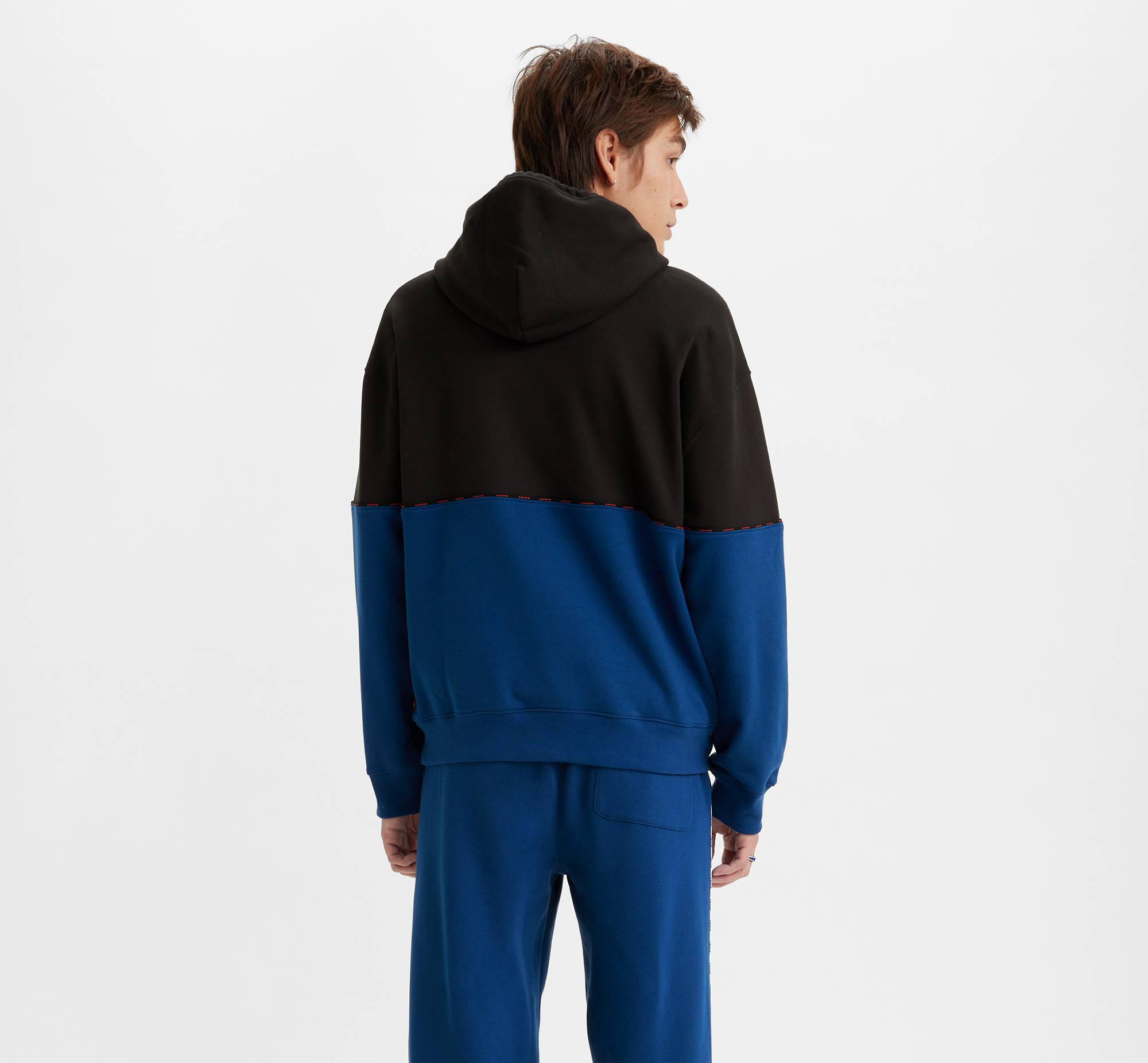 Relaxed Graphic Piping PO Hoodie 2