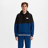 Relaxed Graphic Piping PO Hoodie 1